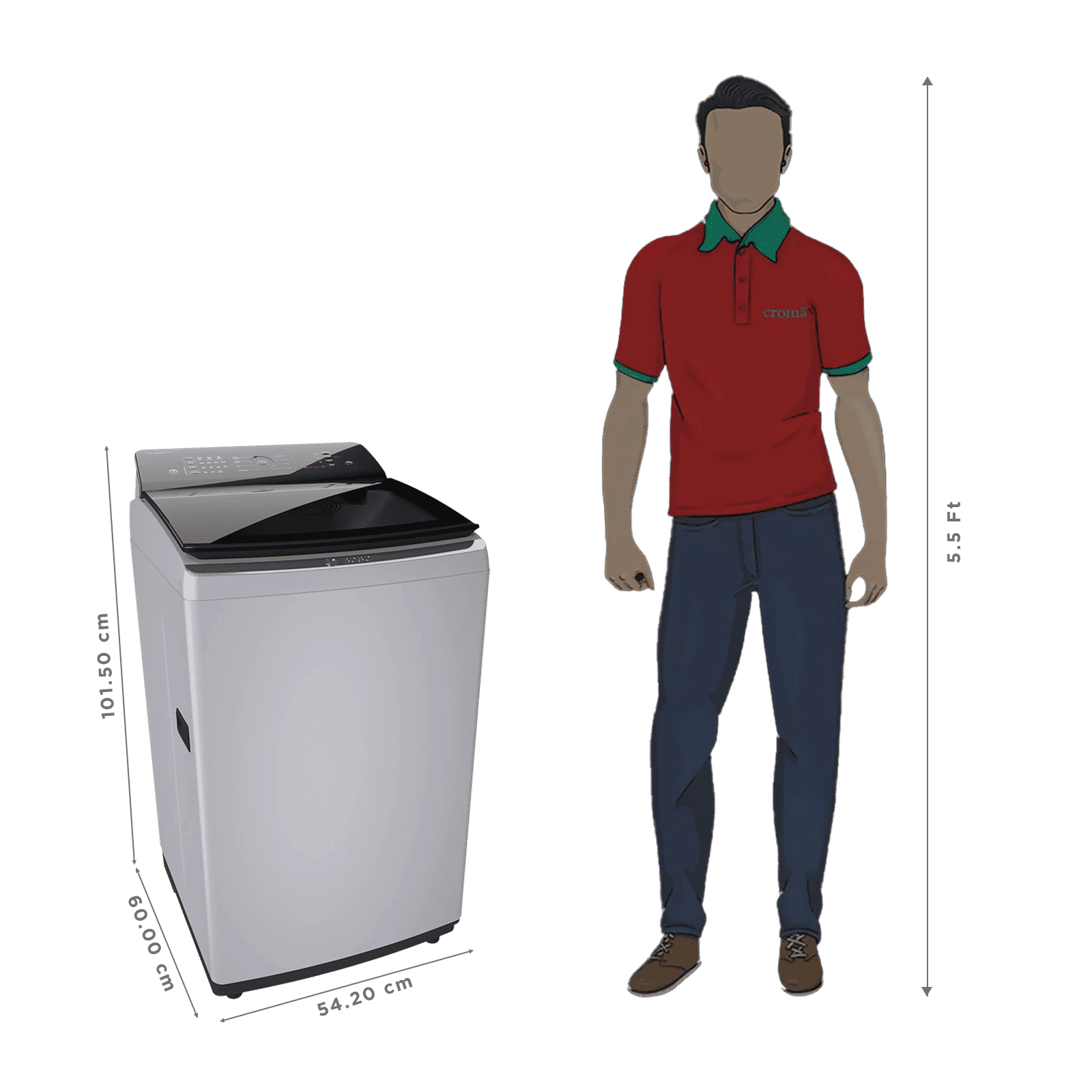 BOSCH 8 kg Fully Automatic Top Load Washing Machine (Series 2, WOE802S7IN, Multiple Water Protection, Silver)_3