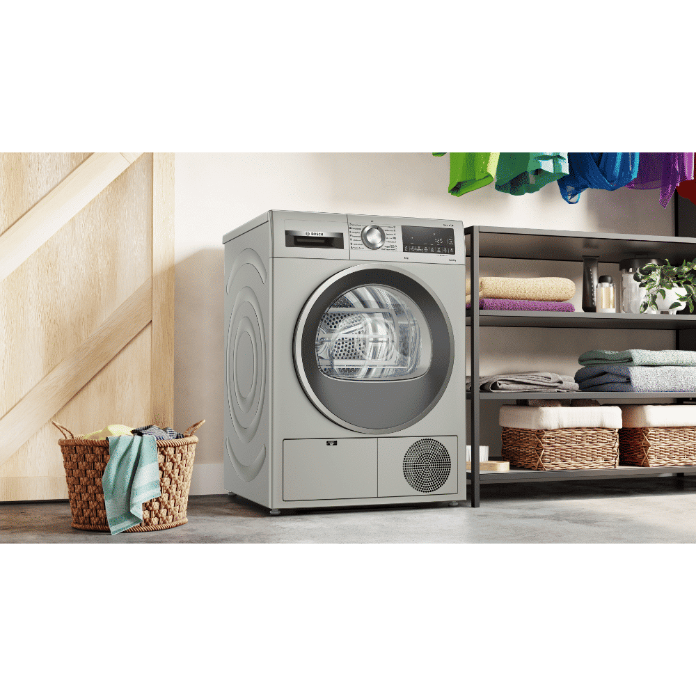 BOSCH 8 kg Fully Automatic Front Load Dryer (Series 4, WPG23108IN, LED Display, Silver Inox) BOSCH 8 kg Fully Automatic Front Load Dryer (Series 4, WPG23108IN, LED Display, Silver Inox)_6