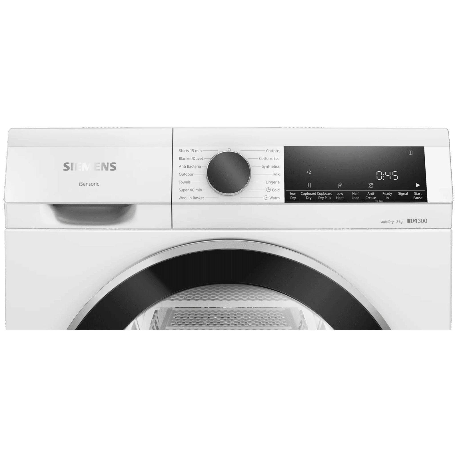 SIEMENS iQ300 8 kg Fully Automatic Front Load Dryer (AutoDry Technology, WP31G200IN, White)_3