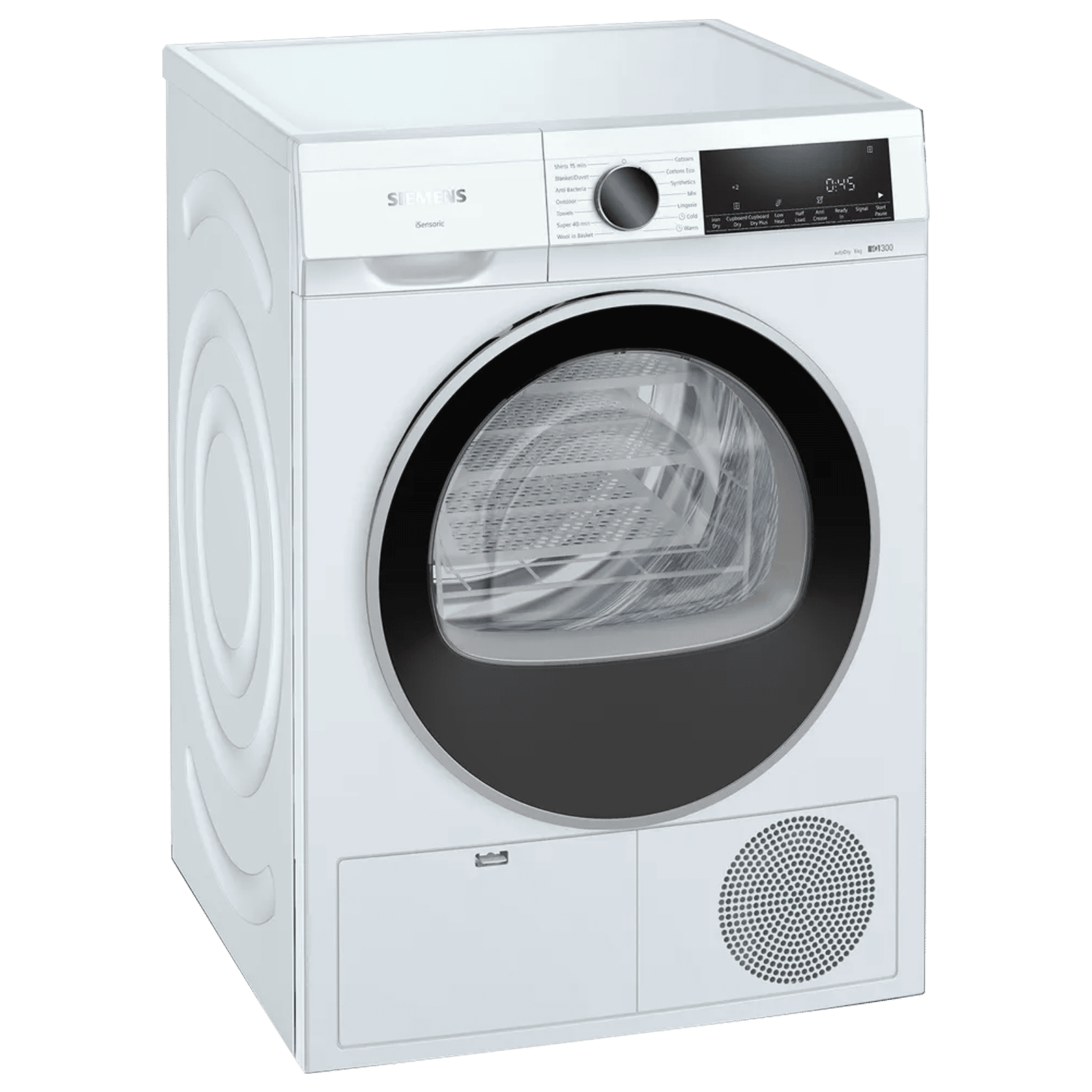 SIEMENS iQ300 8 kg Fully Automatic Front Load Dryer (AutoDry Technology, WP31G200IN, White)_4