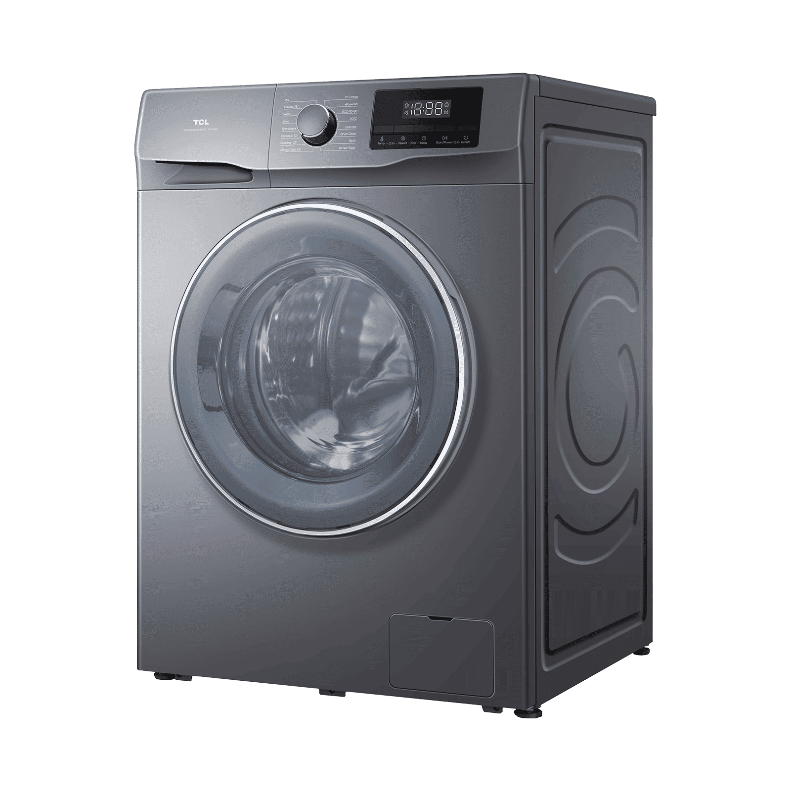 TCL 6.5 kg 5 Star Fully Automatic Front Load Washing Machine (P061, P6065FLS, BLDC Inverter Motor, Dark Silver)_4