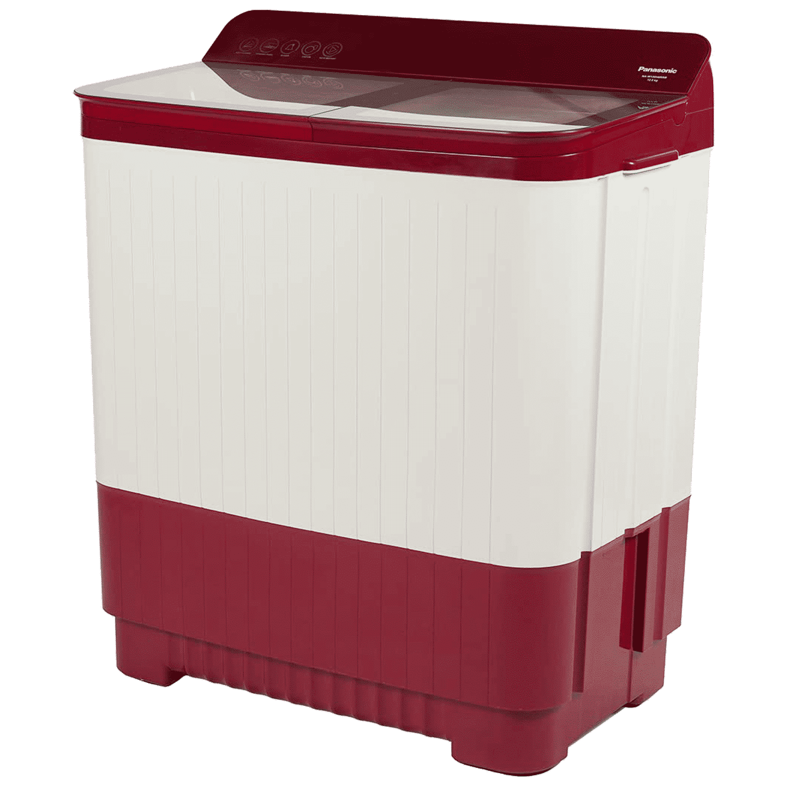 Panasonic 12 kg 5 Star Semi Automatic Washing Machine with Active Foam System (H6, NA-W120H6RRB, Red)_6