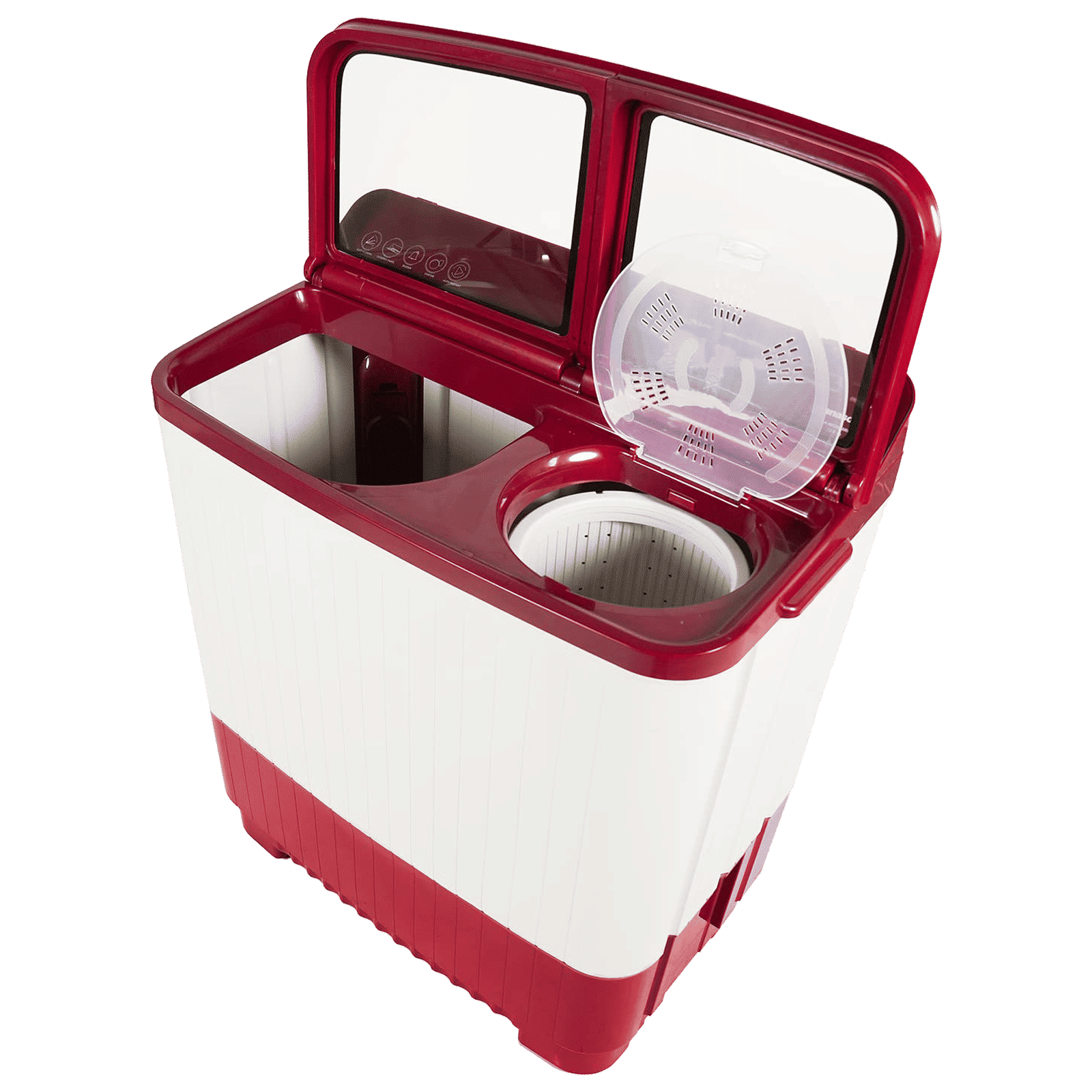 Panasonic 12 kg 5 Star Semi Automatic Washing Machine with Active Foam System (H6, NA-W120H6RRB, Red)_7