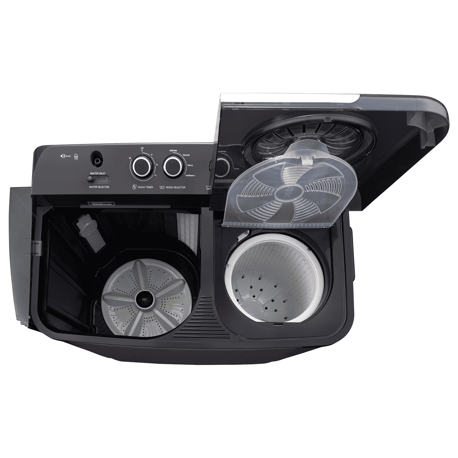 Panasonic 10 kg 5 Star Semi Automatic Washing Machine with Lint Filter (NA-W100B6BRB, Black)_9