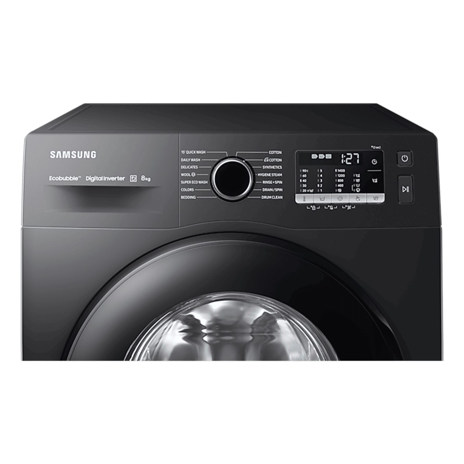 SAMSUNG 8 kg 5 Star Inverter Fully Automatic Front Load Washing Machine (WW80TA046AB1TL, Hygiene Steam, Diamond Drum, Black) SAMSUNG 8 kg 5 Star Inverter Fully Automatic Front Load Washing Machine (WW80TA046AB1TL, Hygiene Steam, Diamond Drum, Black)_4