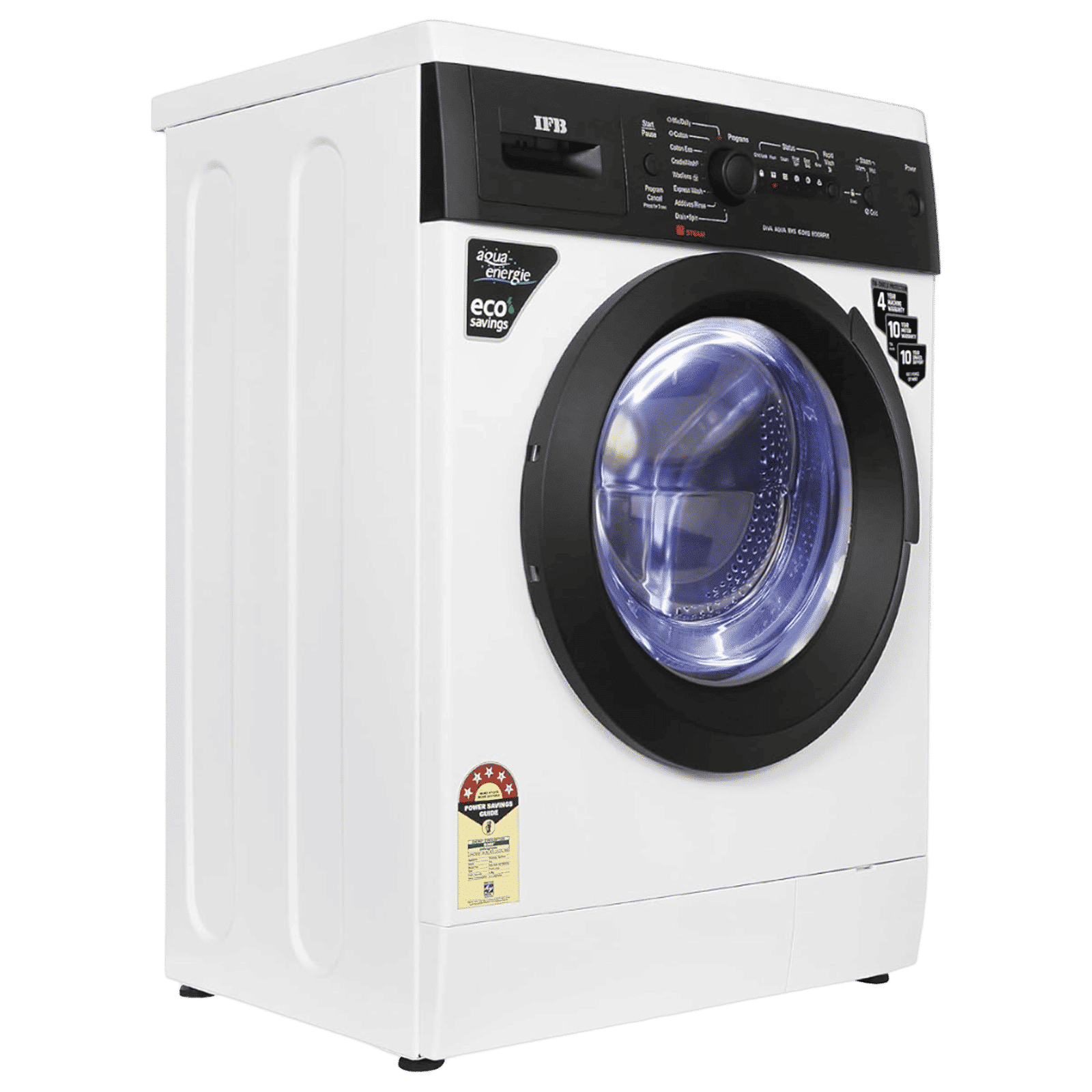 IFB 6 kg 5 Star Fully Automatic Front Load Washing Machine (Diva Aqua BXS 6008, 2D Wash System, White)_3