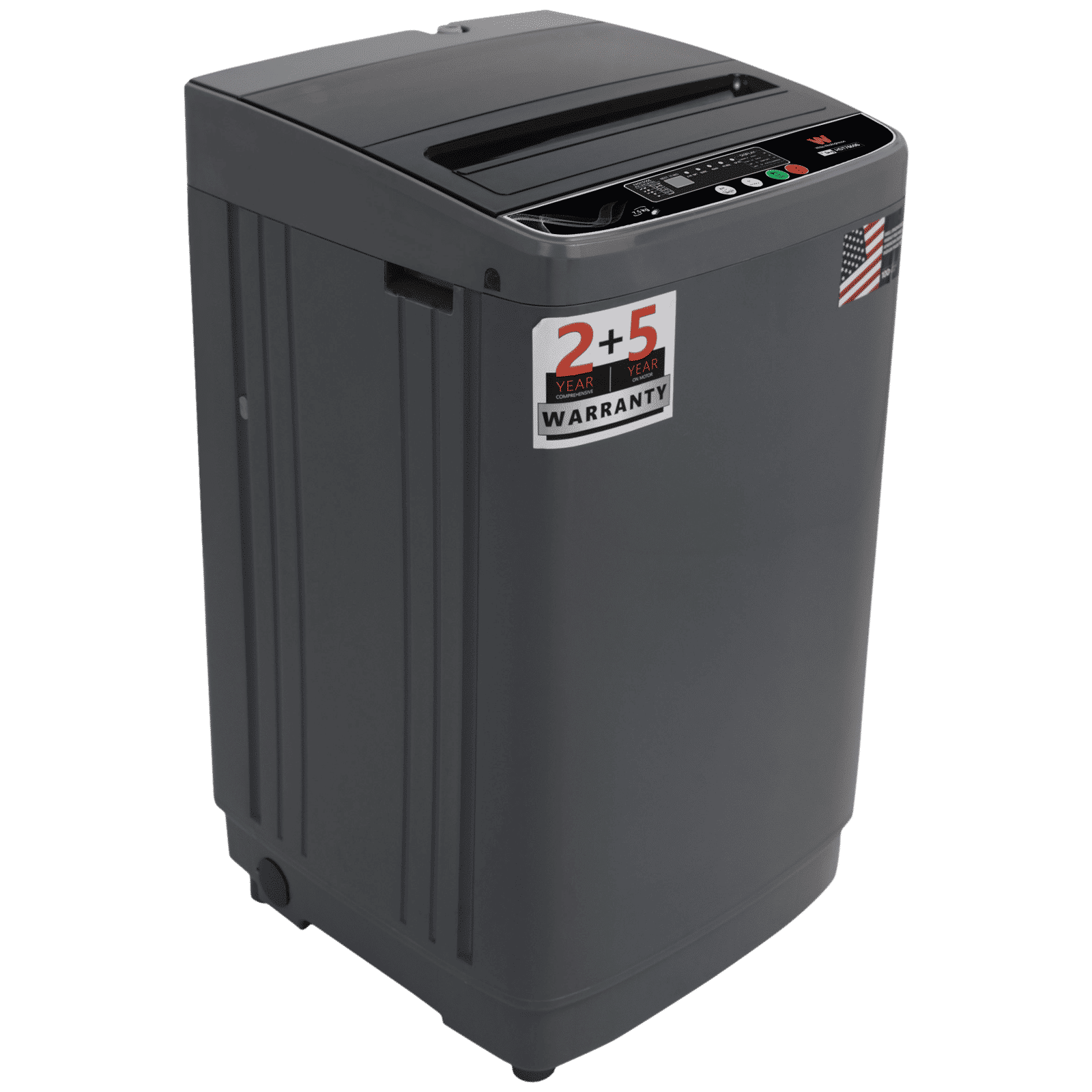 White Westinghouse 7.5 kg 5 Star Fully Automatic Top Load Washing Machine (HDT7500S, Water Reserve Technology, Grey)_5