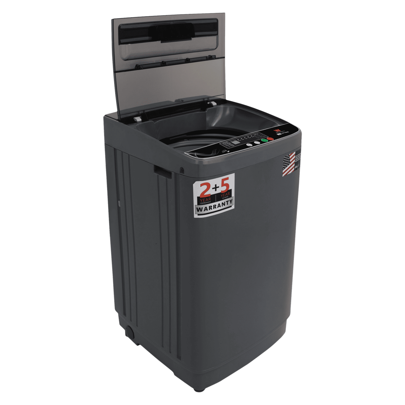 White Westinghouse 7.5 kg 5 Star Fully Automatic Top Load Washing Machine (HDT7500S, Water Reserve Technology, Grey)_6