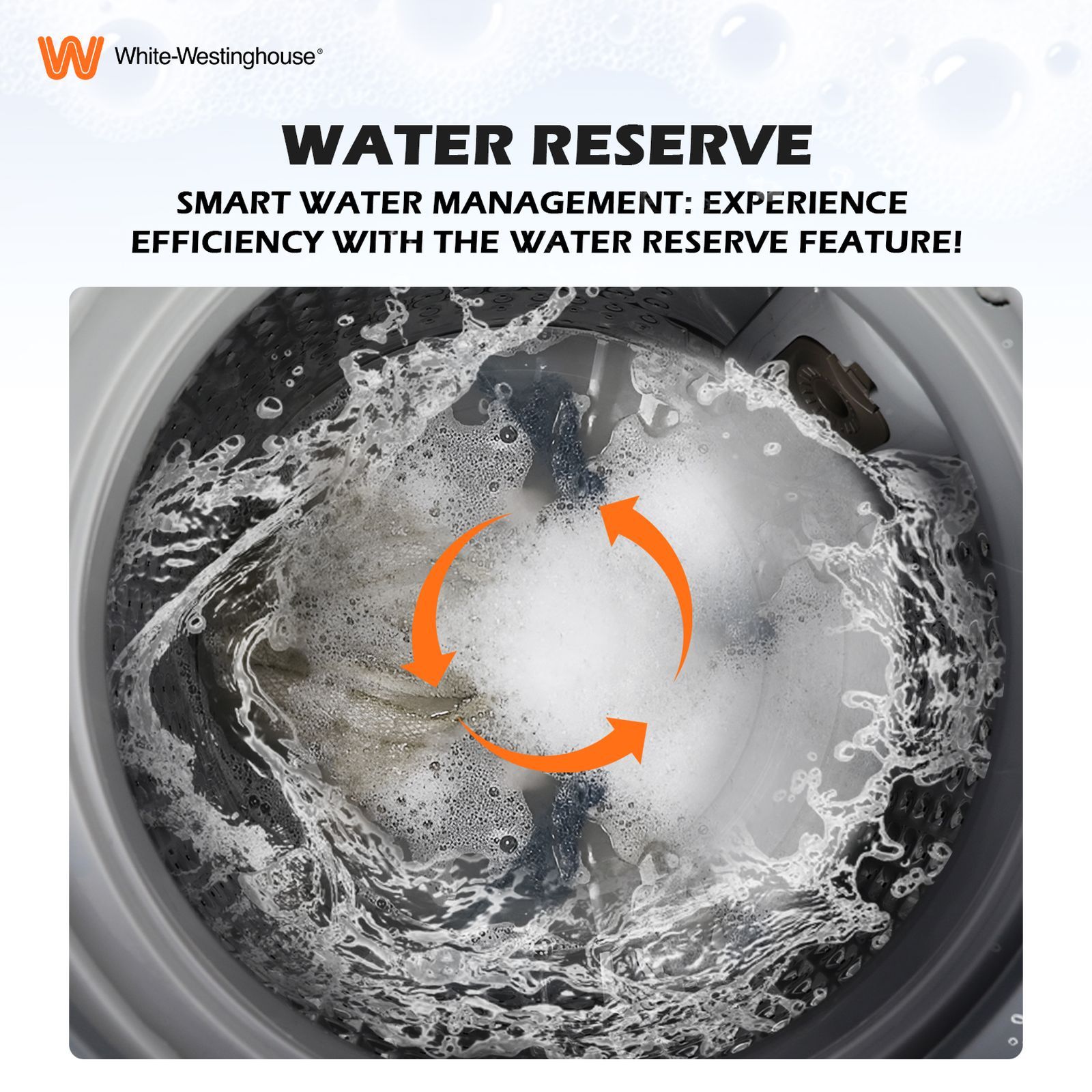 White Westinghouse 8 kg 5 Star Fully Automatic Top Load Washing Machine (HDT8000S, Water Reserve Technology, Grey)_16