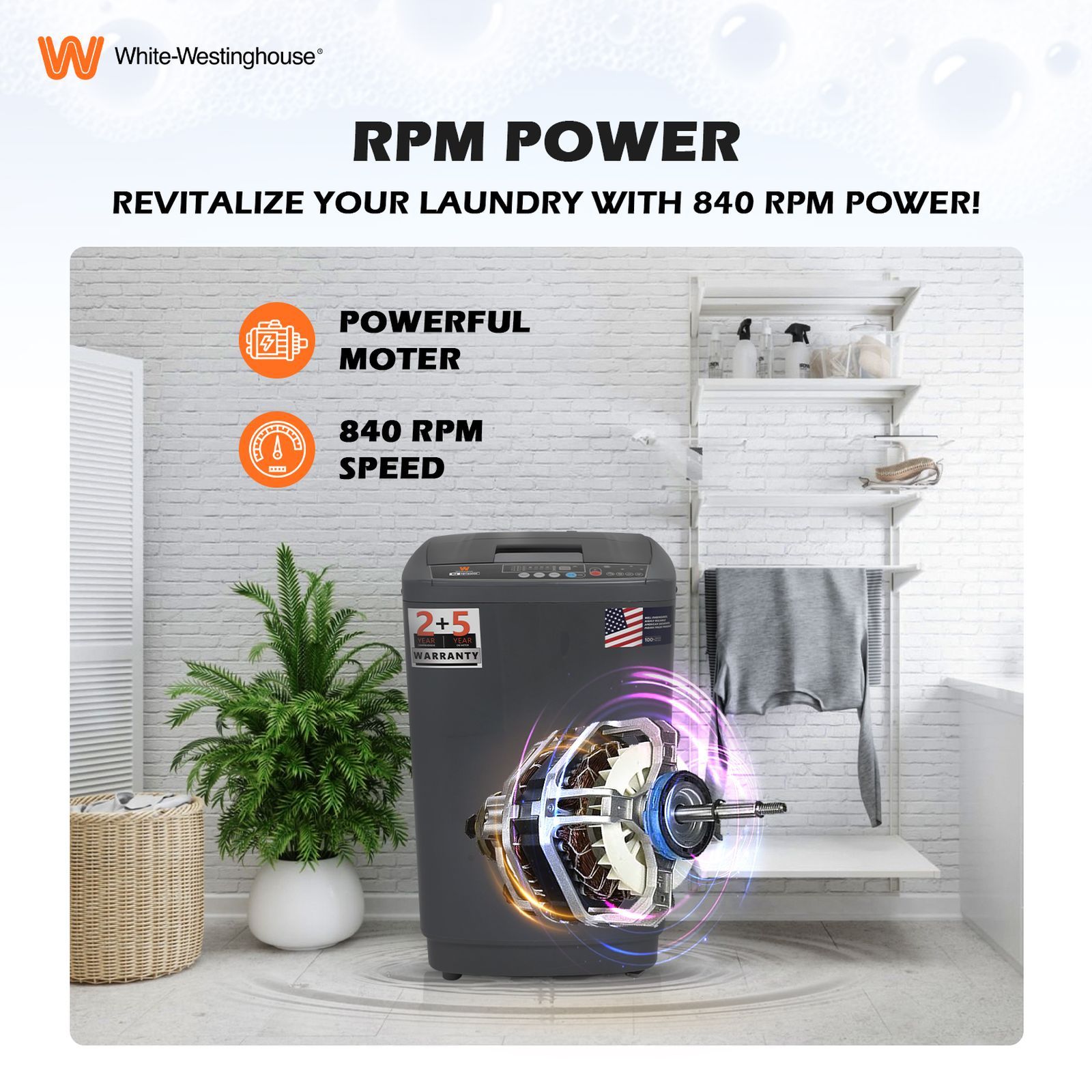 White Westinghouse 8 kg 5 Star Fully Automatic Top Load Washing Machine (HDT8000S, Water Reserve Technology, Grey)_20