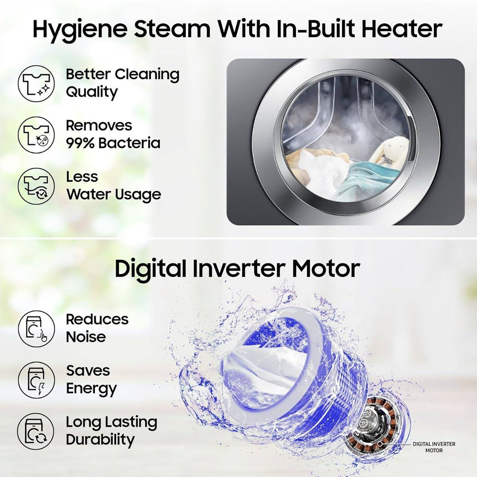 SAMSUNG 7 kg 5 Star Inverter Fully Automatic Front Load Washing Machine (WW70R22EK0X/TL, Eco Bubble Technology, Inox Grey)_12