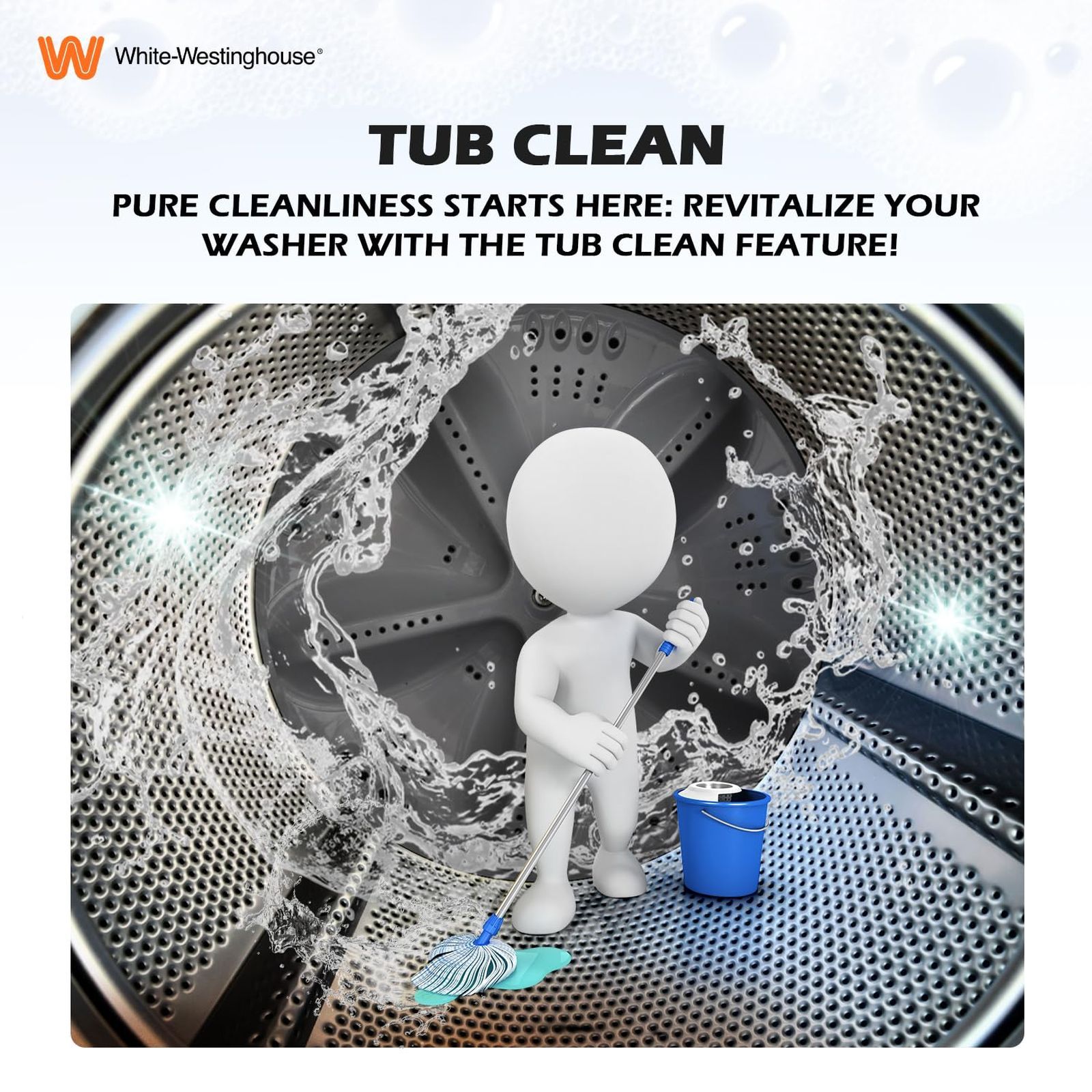 White Westinghouse 8.5 kg Fully Automatic Top Load Washing Machine (HDT8500S, Delay Start, Graphite)_14