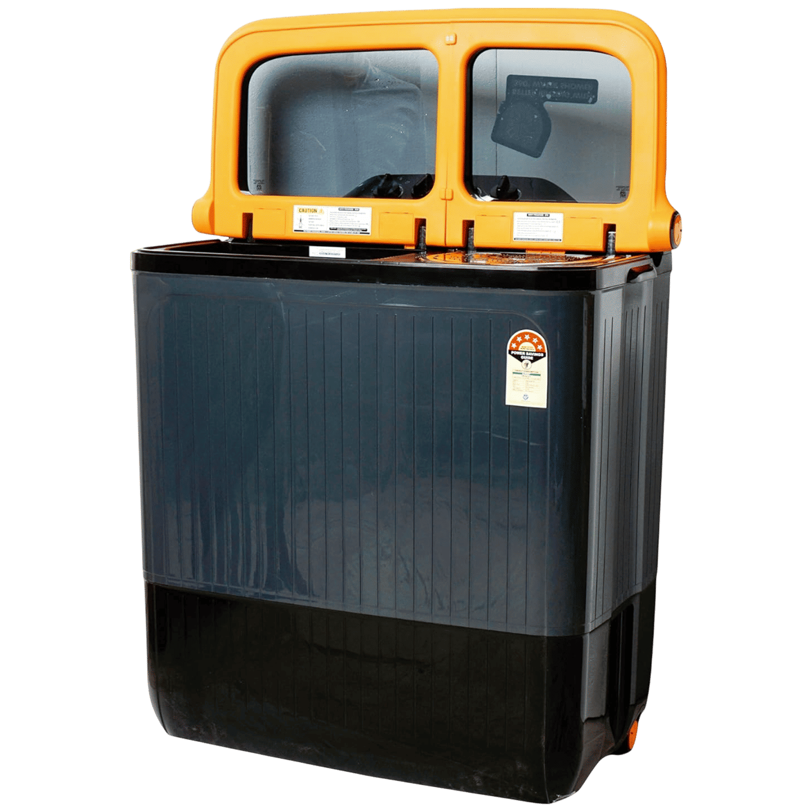 LLOYD 12 kg 5 Star Semi Automatic Washer & Dryer with Electro-Mechanical Wash Timer (Elante Pluss, GLWS125EPHVG, Dark Grey)_6