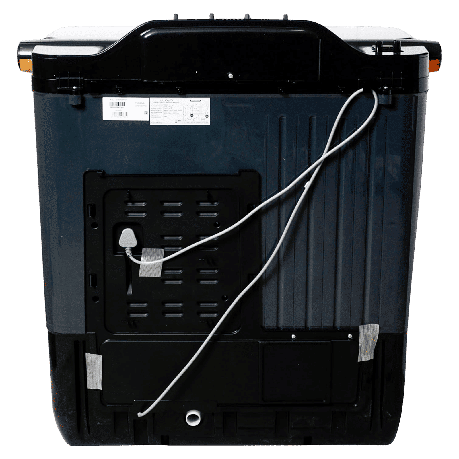 LLOYD 12 kg 5 Star Semi Automatic Washer & Dryer with Electro-Mechanical Wash Timer (Elante Pluss, GLWS125EPHVG, Dark Grey)_7