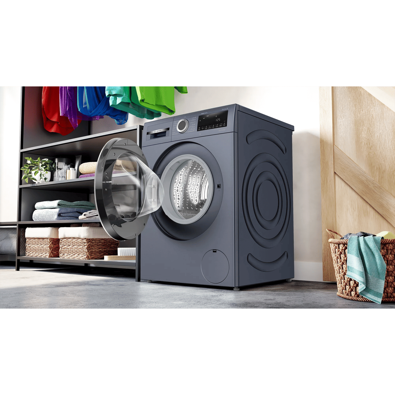 BOSCH 9 kg 5 Star Fully Automatic Front Load Washing Machine (Series 6, WGA1420PIN, Anti Wrinkle Feature, Dark Lake) BOSCH 9 kg 5 Star Fully Automatic Front Load Washing Machine (Series 6, WGA1420PIN, Anti Wrinkle Feature, Dark Lake)_11