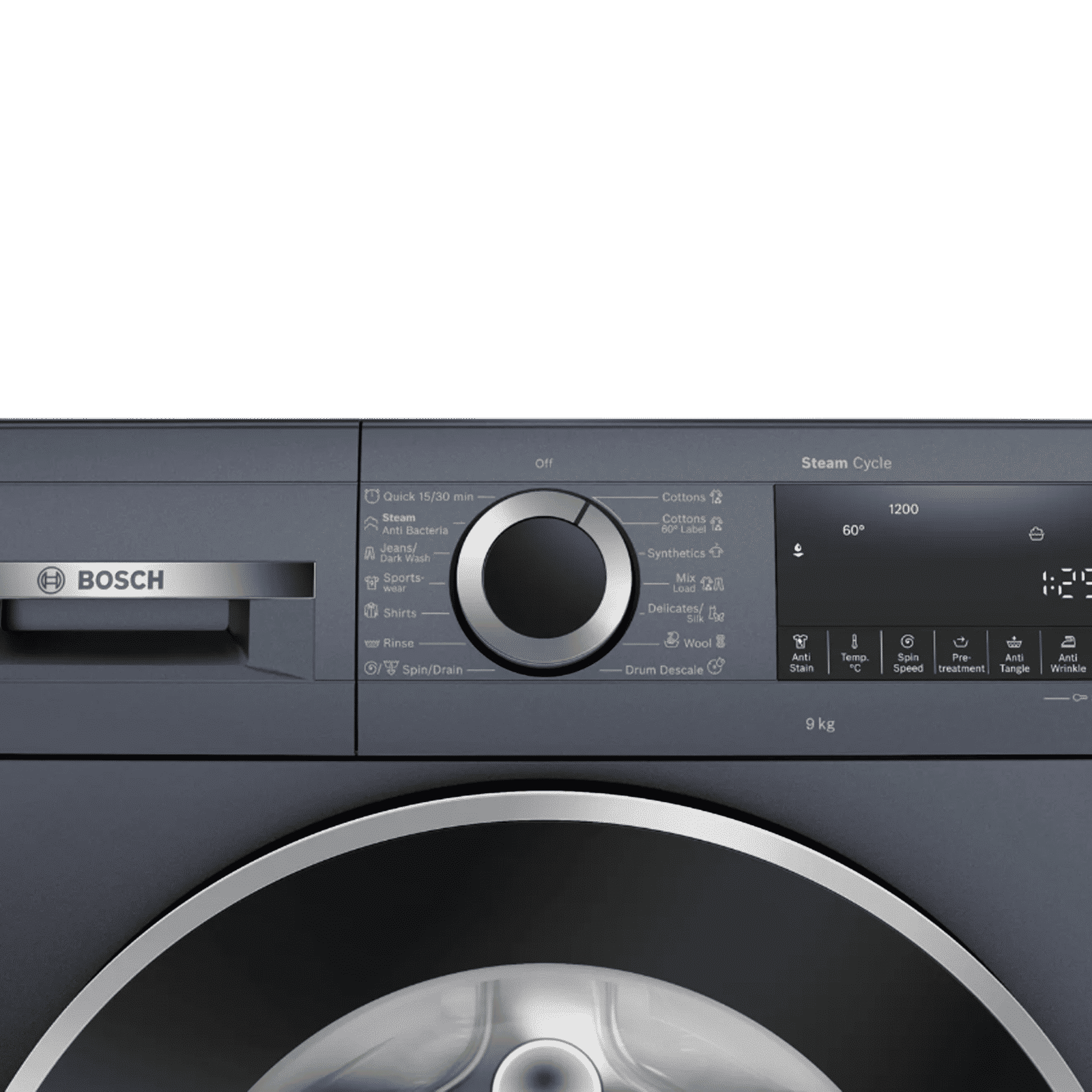 BOSCH 9 kg 5 Star Fully Automatic Front Load Washing Machine (Series 6, WGA1420PIN, Anti Wrinkle Feature, Dark Lake) BOSCH 9 kg 5 Star Fully Automatic Front Load Washing Machine (Series 6, WGA1420PIN, Anti Wrinkle Feature, Dark Lake)_4