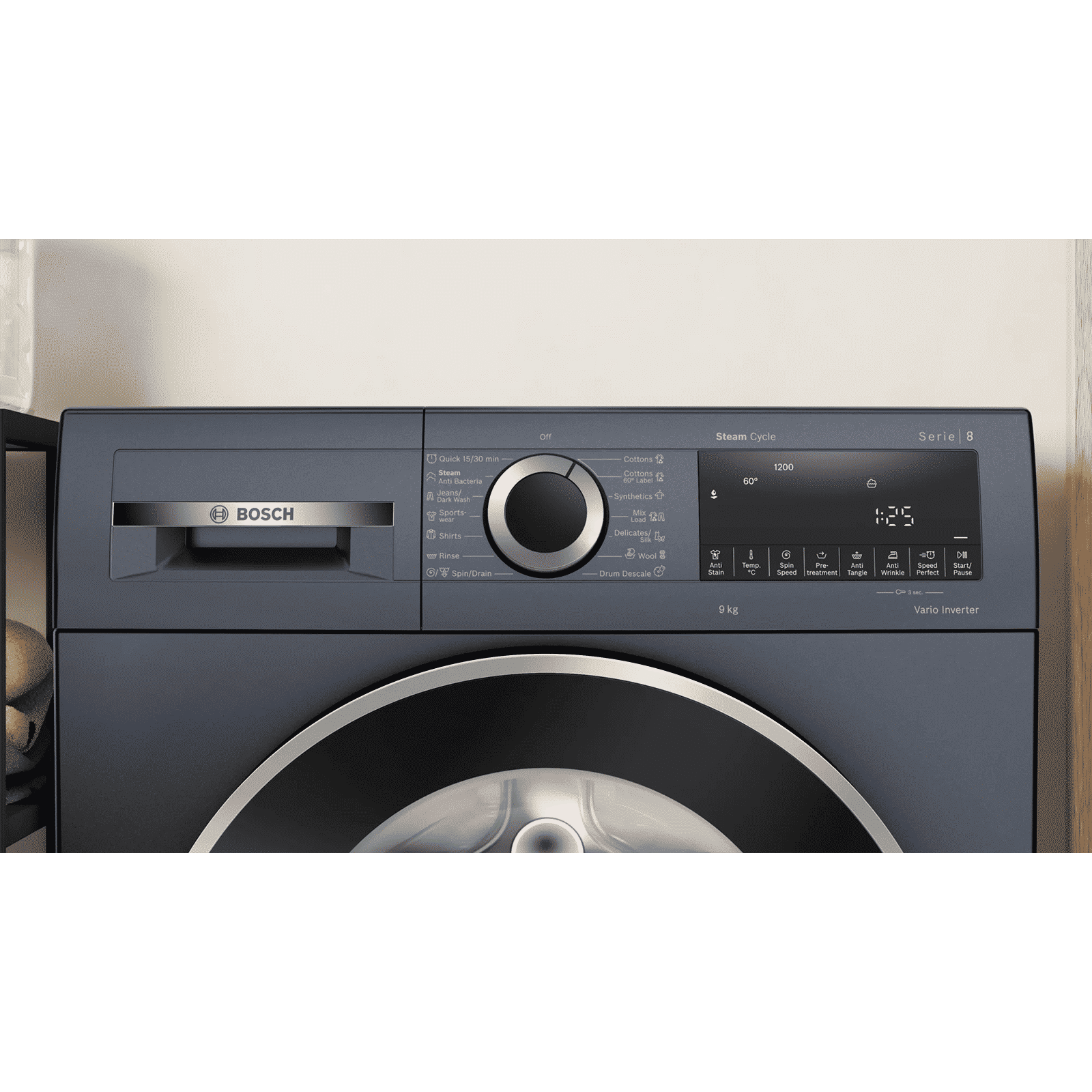 BOSCH 9 kg 5 Star Fully Automatic Front Load Washing Machine (Series 6, WGA1420PIN, Anti Wrinkle Feature, Dark Lake) BOSCH 9 kg 5 Star Fully Automatic Front Load Washing Machine (Series 6, WGA1420PIN, Anti Wrinkle Feature, Dark Lake)_8