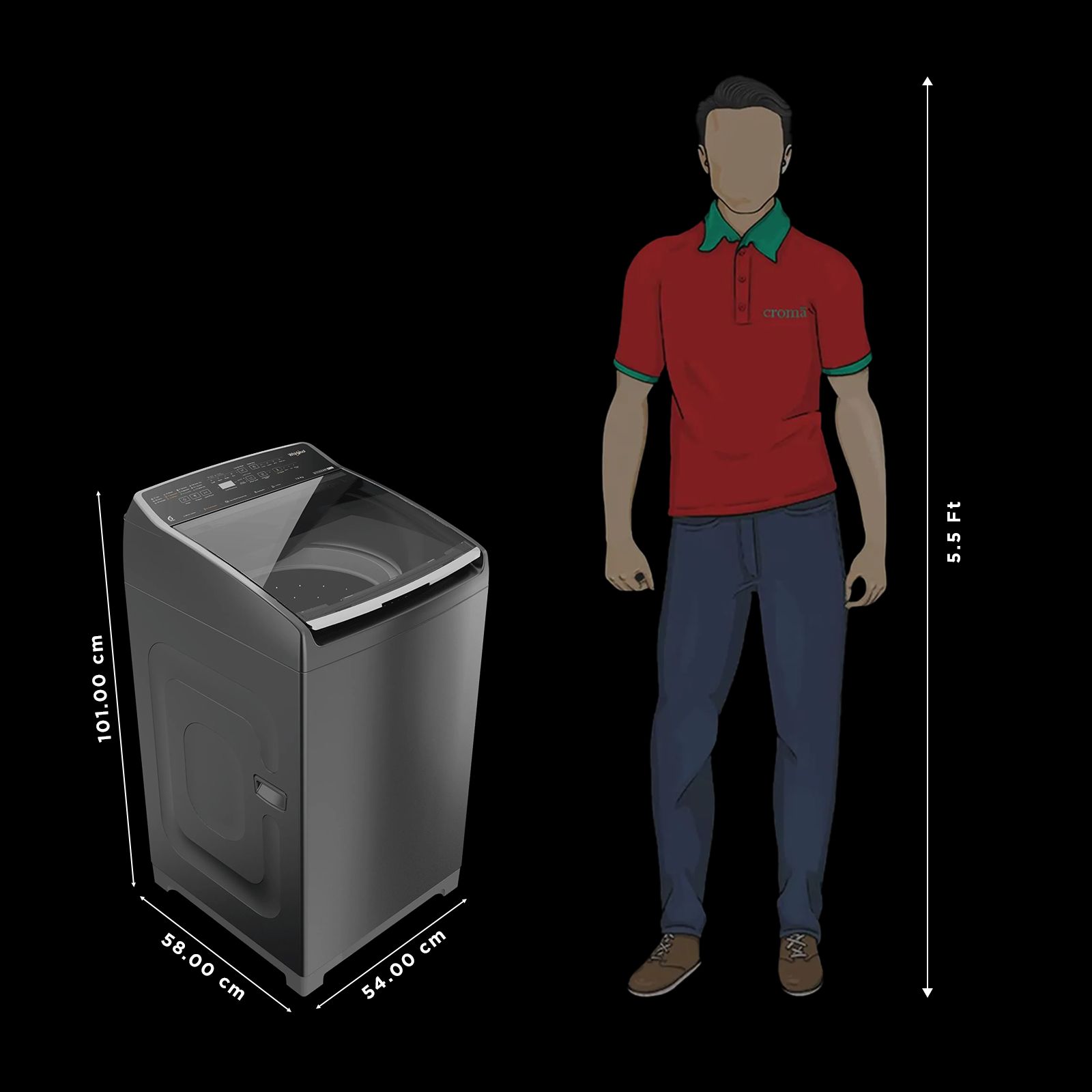 Whirlpool 7.5 kg 5 Star Fully Automatic Top Load Washing Machine (StainWash Pro, 31631, In-built Heater, Grey) Whirlpool 7.5 kg 5 Star Fully Automatic Top Load Washing Machine (StainWash Pro, 31631, In-built Heater, Grey)_3