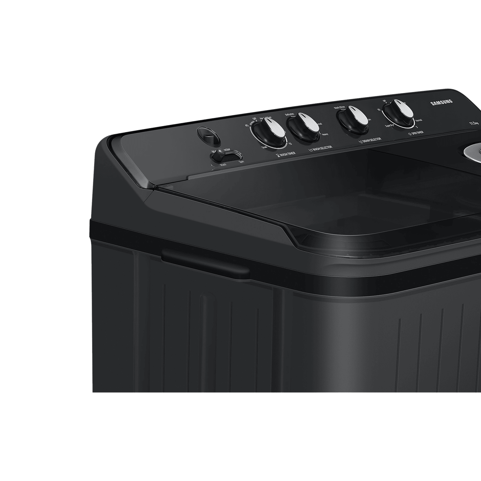 SAMSUNG 11.5 kg 5 Star Semi Automatic Washing Machine with Hexa Storm Pulsator (WT11A4260GD/TL, Dark Grey)_12