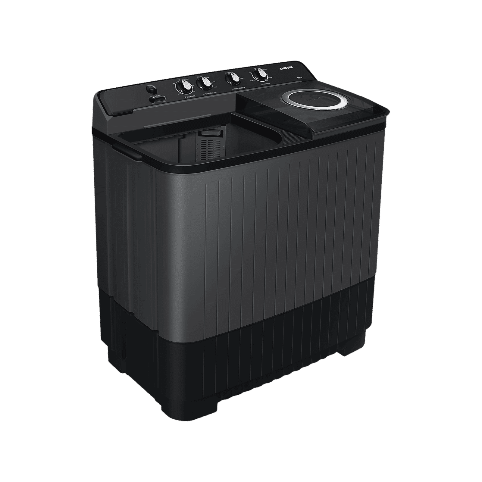 SAMSUNG 11.5 kg 5 Star Semi Automatic Washing Machine with Hexa Storm Pulsator (WT11A4260GD/TL, Dark Grey)_13