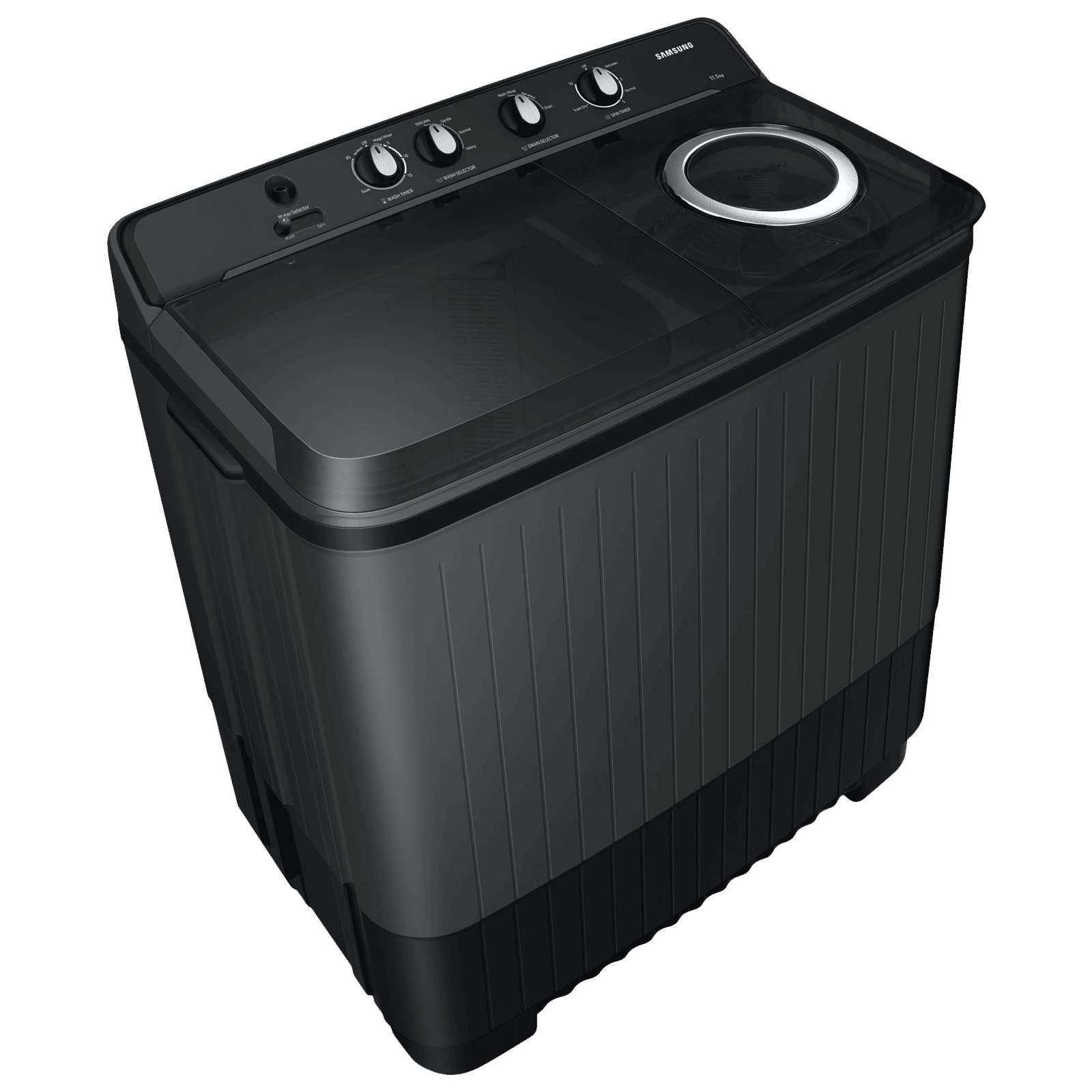 SAMSUNG 11.5 kg 5 Star Semi Automatic Washing Machine with Hexa Storm Pulsator (WT11A4260GD/TL, Dark Grey)_4