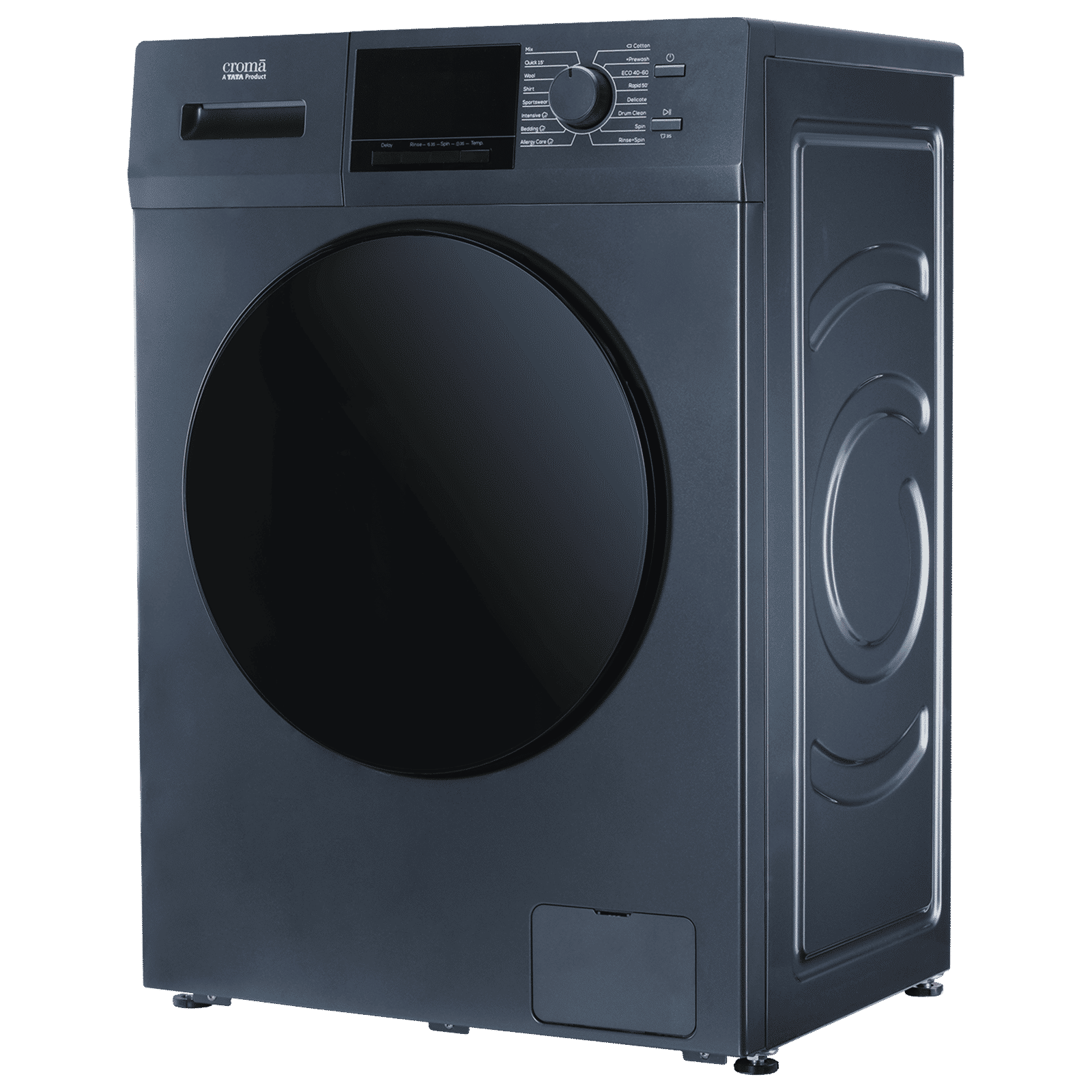 Croma 8 kg 5 Star Inverter Fully Automatic Front Load Washing Machine (CRLW080FLF316252, BLDC Invertor Motor, Polar Blue) Croma 8 kg 5 Star Inverter Fully Automatic Front Load Washing Machine (CRLW080FLF316252, BLDC Invertor Motor, Polar Blue)_5