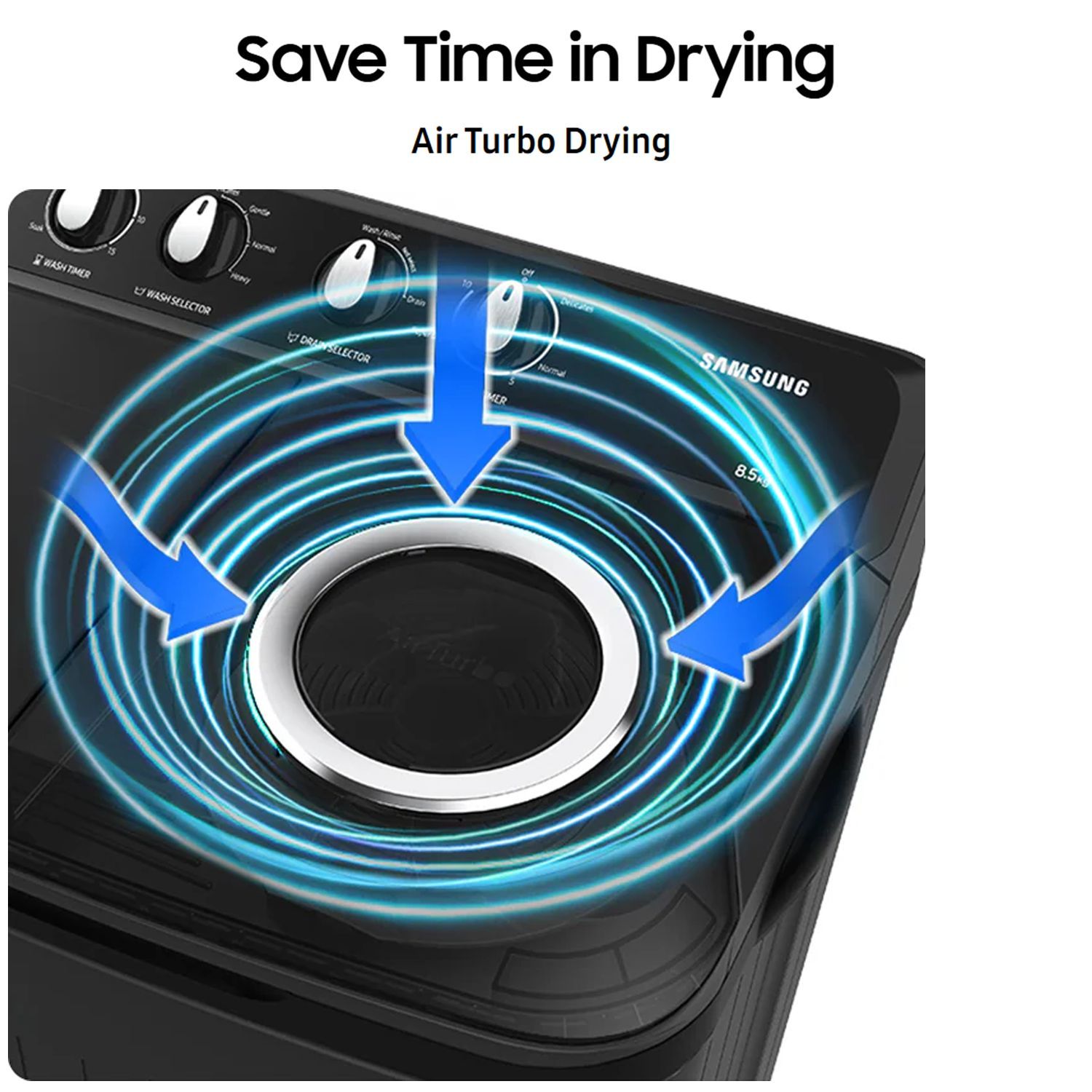 SAMSUNG 8 kg 5 Star Semi Automatic Washing Machine with Magic Filter (WT80C4200GG/TL, Dark Grey)_19