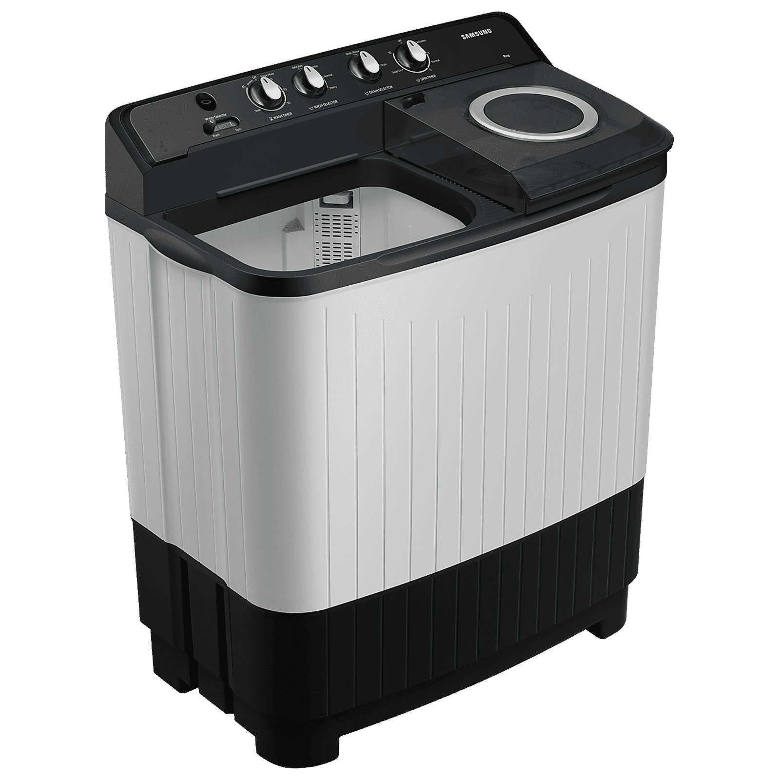 SAMSUNG 8 kg 5 Star Semi Automatic Washing Machine with Magic Filter (WT80C4200GG/TL, Dark Grey)_4