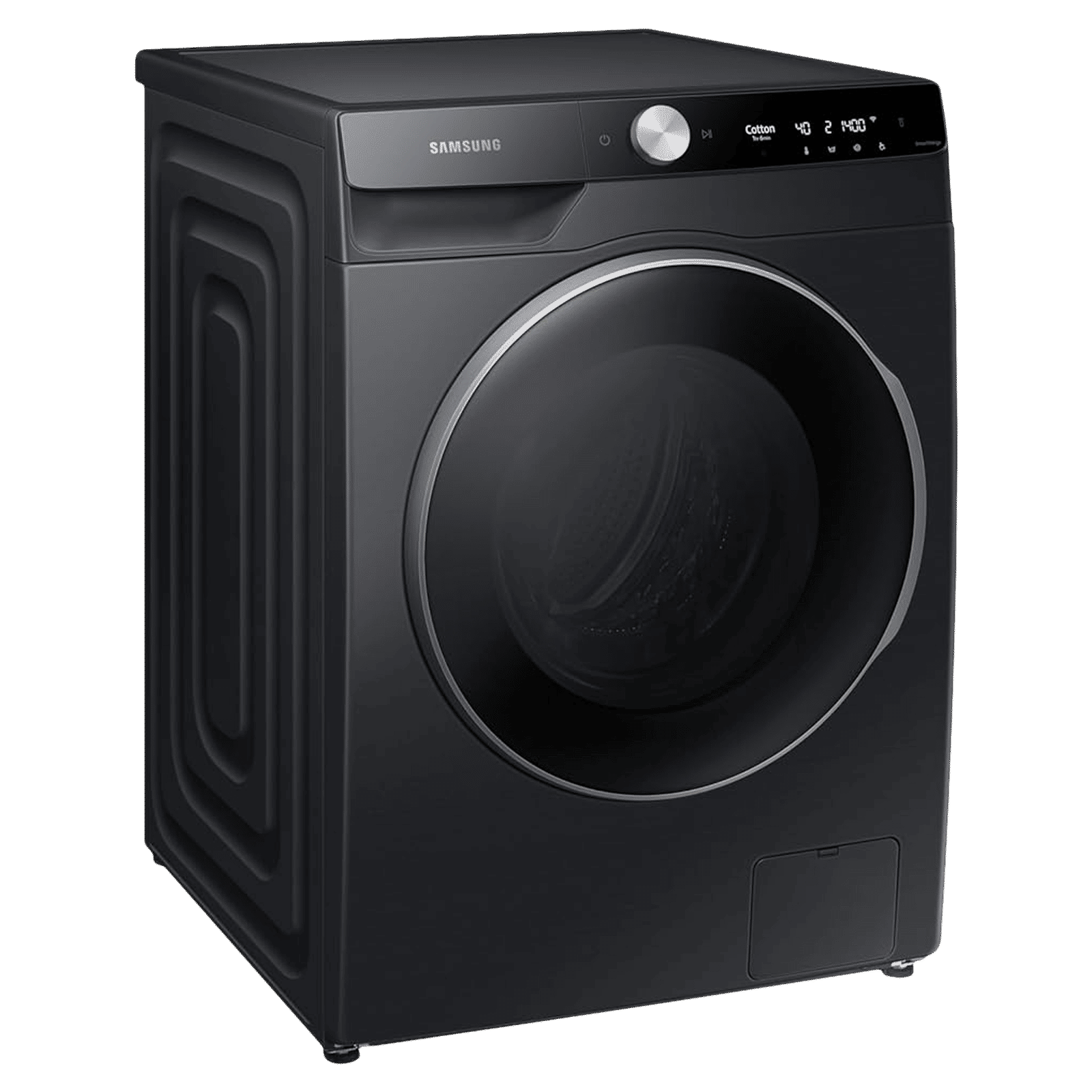 SAMSUNG 11 kg 5 Star Wi-Fi Inverter Fully Automatic Front Load Washing Machine (WW11CGP44DSBTL, Bubble Technology, Black Caviar)_4