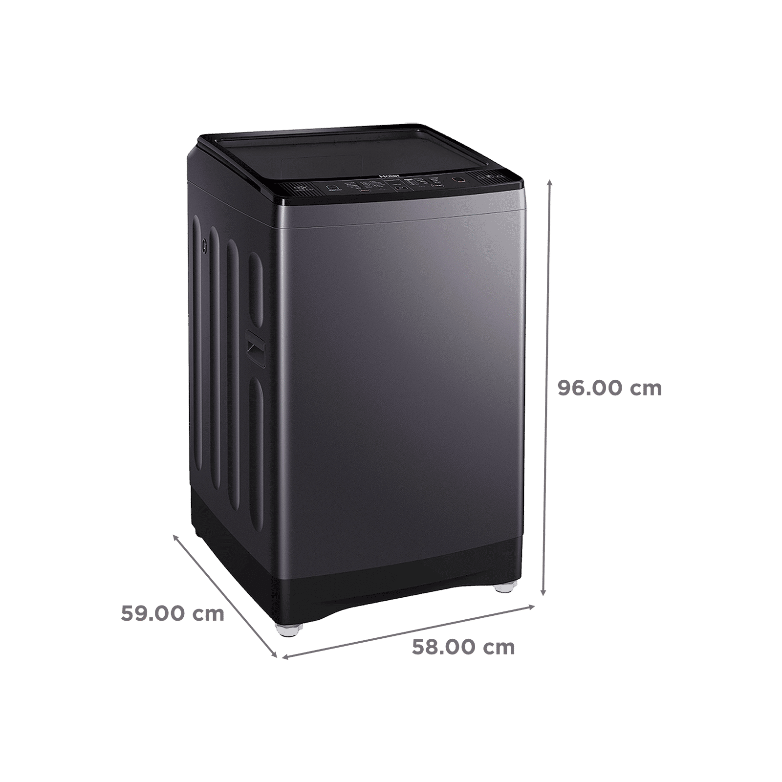 Haier 10.5 kg 5 Star Fully Automatic Top Load Washing Machine (HWM105-826S6, Oceanus Wave Drum, Starry Silver)_3