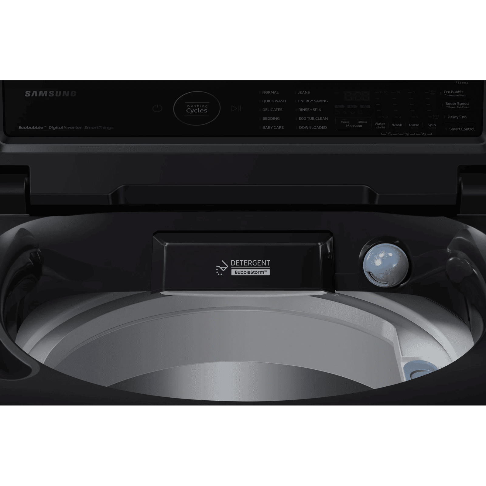 SAMSUNG 10 kg 5 Star Wi-Fi Inverter Fully Automatic Top Load Washing Machine (WA10BG4546BVTL, Digital Inverter Technology, Black Caviar) SAMSUNG 10 kg 5 Star Wi-Fi Inverter Fully Automatic Top Load Washing Machine (WA10BG4546BVTL, Digital Inverter Technology, Black Caviar)_5