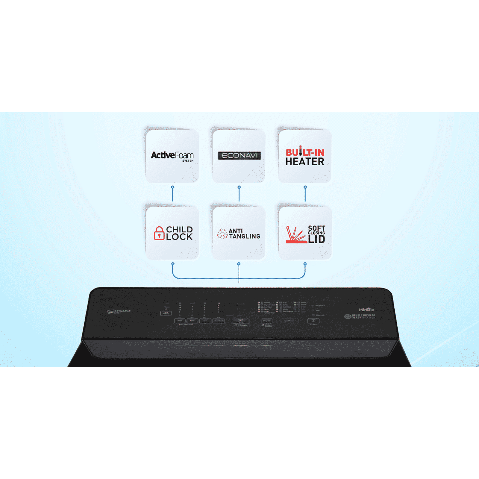 Panasonic 11 kg 5 Star Wi-Fi Fully Automatic Top Load Washing Machine (NA-F110VD1BB, Weather Alert & Recommendation, Black Silver)_4