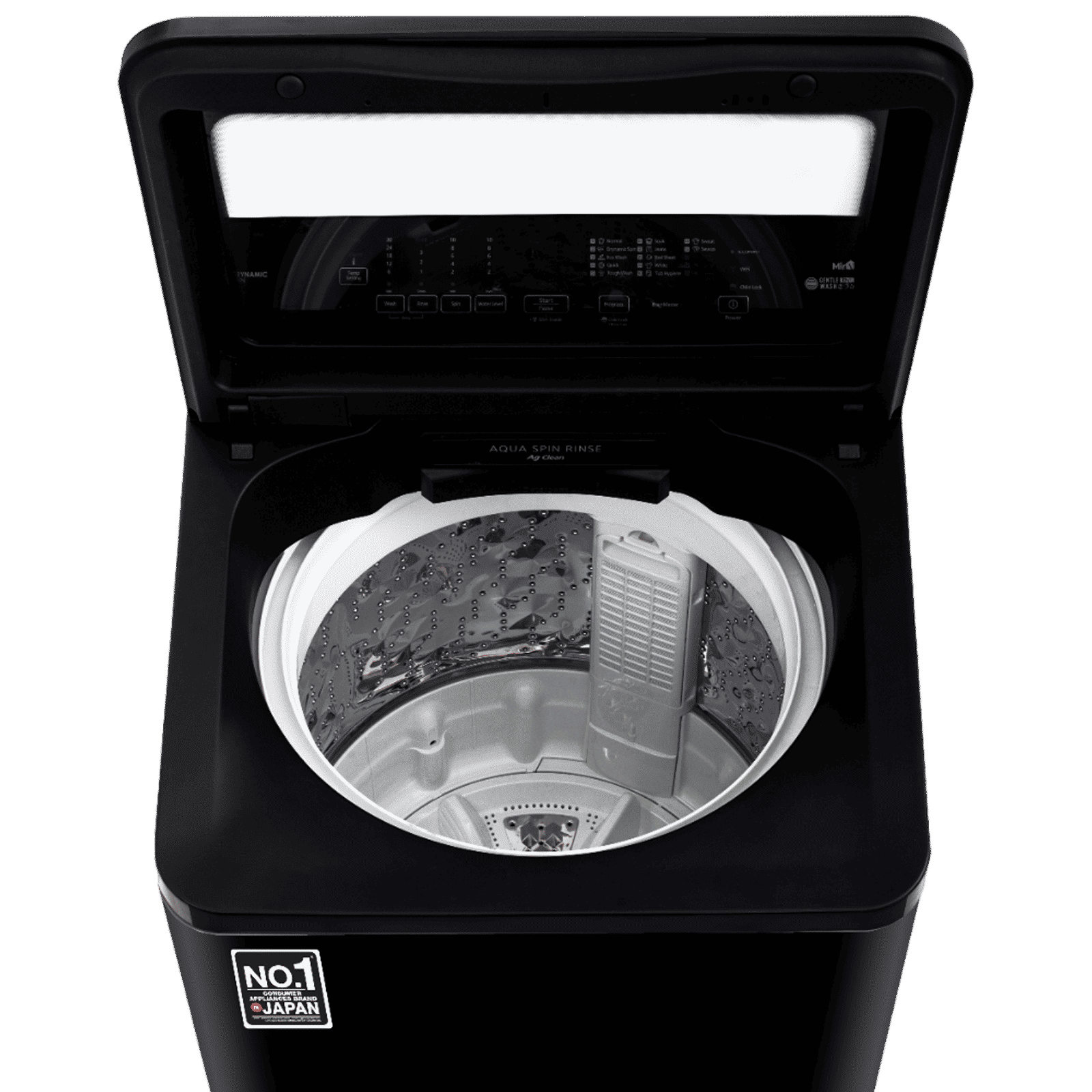 Panasonic 7 kg 5 Star Wi-Fi Fully Automatic Top Load Washing Machine (NA-F70V11PRB, Weather Alert & Recommendation, Jet Black)_5