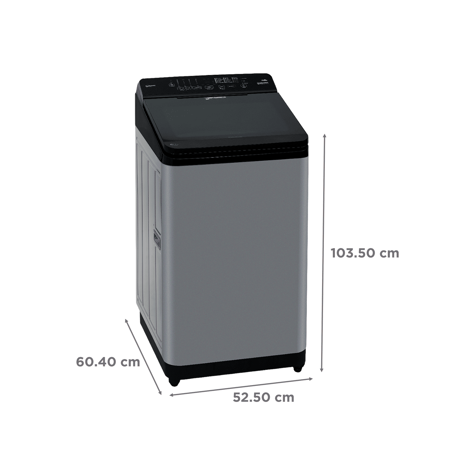 Panasonic 8 kg 5 Star Wi-Fi Fully Automatic Top Load Washing Machine (NA-F80V11CRB, Weather Alert & Recommendation, Charcoal Inox Grey)_3