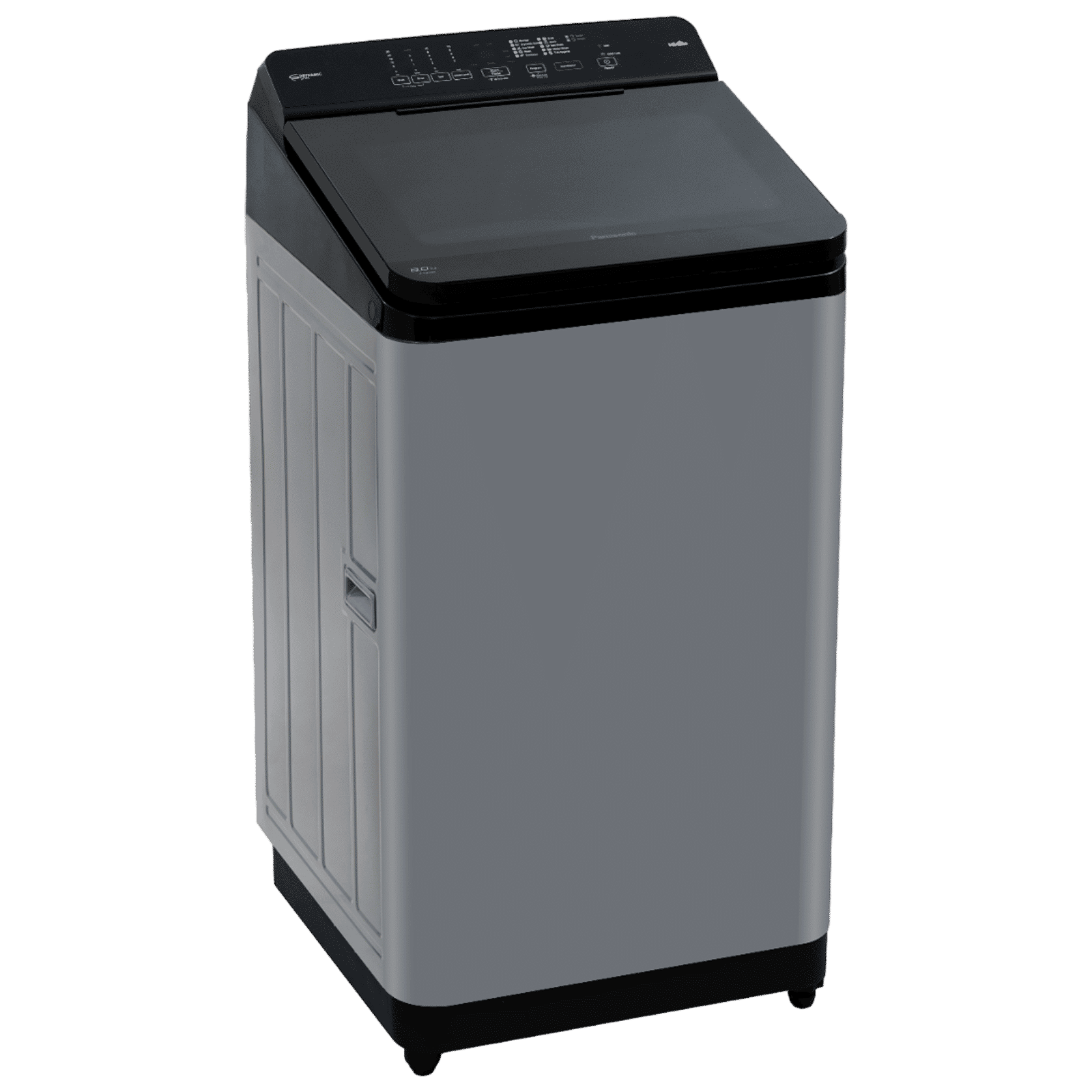 Panasonic 8 kg 5 Star Wi-Fi Fully Automatic Top Load Washing Machine (NA-F80X11CRB, Weather Alert & Recommendation, Charcoal Inox Grey)_4