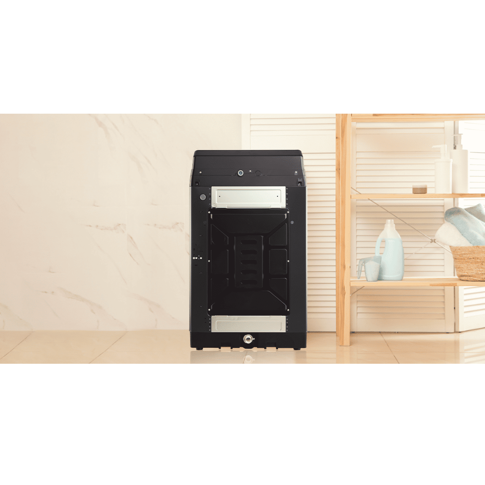 Panasonic 10 kg 5 Star Wi-Fi Fully Automatic Top Load Washing Machine (NA-F100VD1BB, Weather Alert & Recommendation, Black Silver)_4