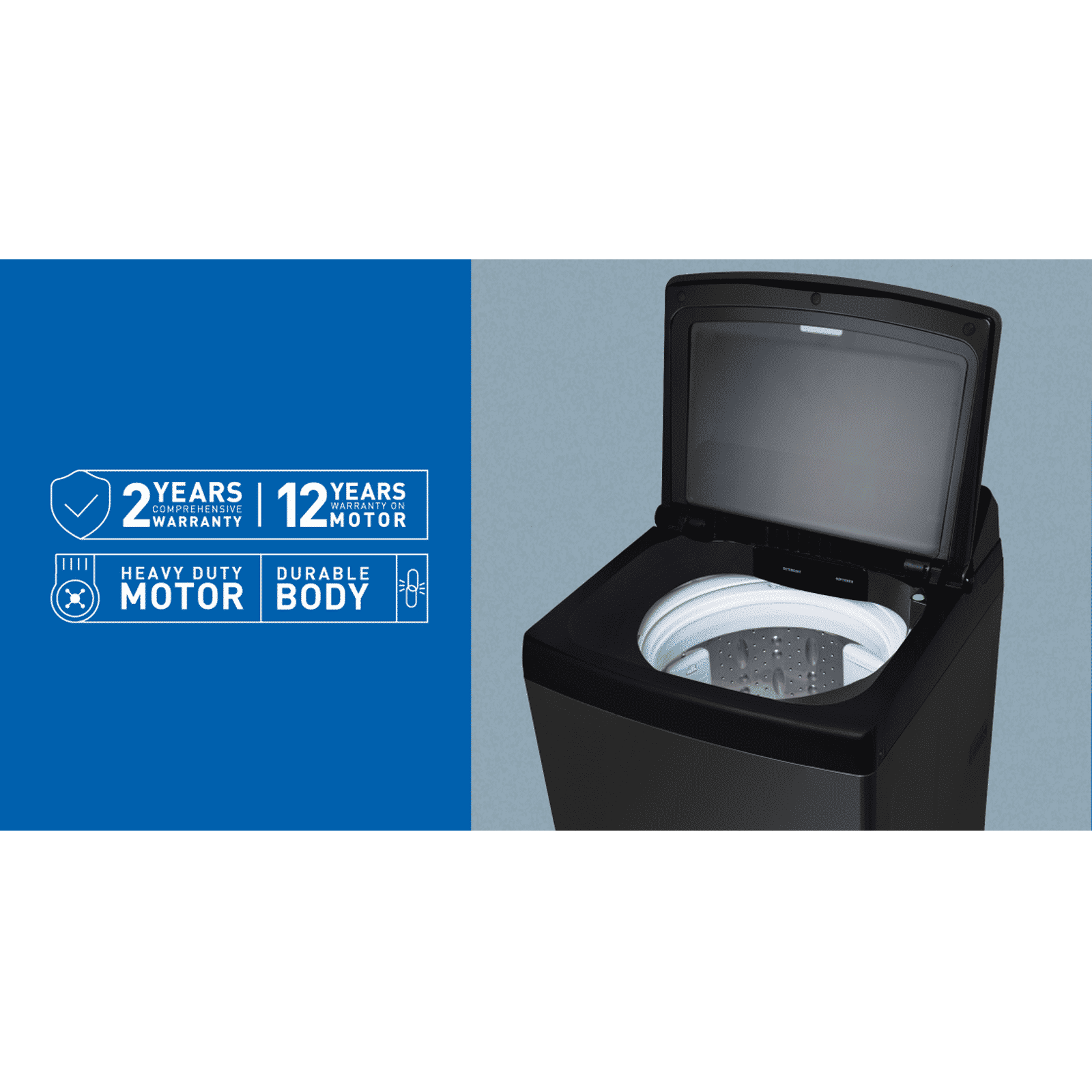 Panasonic 10 kg 5 Star Wi-Fi Fully Automatic Top Load Washing Machine (NA-F100VD1BB, Weather Alert & Recommendation, Black Silver)_5