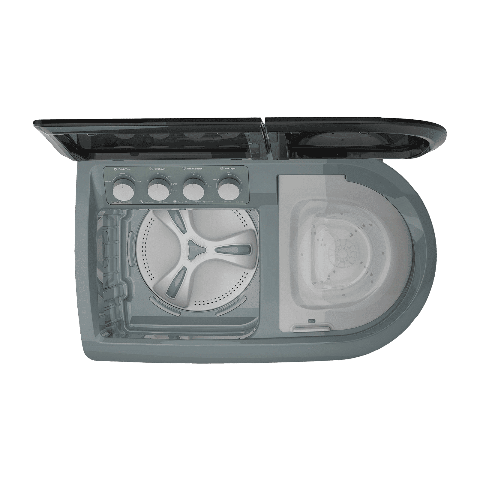 Whirlpool 8.5 kg 5 Star Semi Automatic Washing Machine with 3D Lint Filter (Hydrowash Premier, 30341, Silver Mint) Whirlpool 8.5 kg 5 Star Semi Automatic Washing Machine with 3D Lint Filter (Hydrowash Premier, 30341, Silver Mint)_6