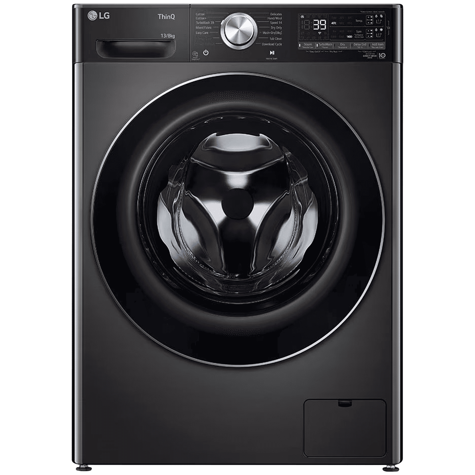 LG 13 kg Wi-Fi Inverter Fully Automatic Front Load Washing Machine (FHD1308STB, AI Direct Drive, Black) LG 13 kg Wi-Fi Inverter Fully Automatic Front Load Washing Machine (FHD1308STB, AI Direct Drive, Black)_1