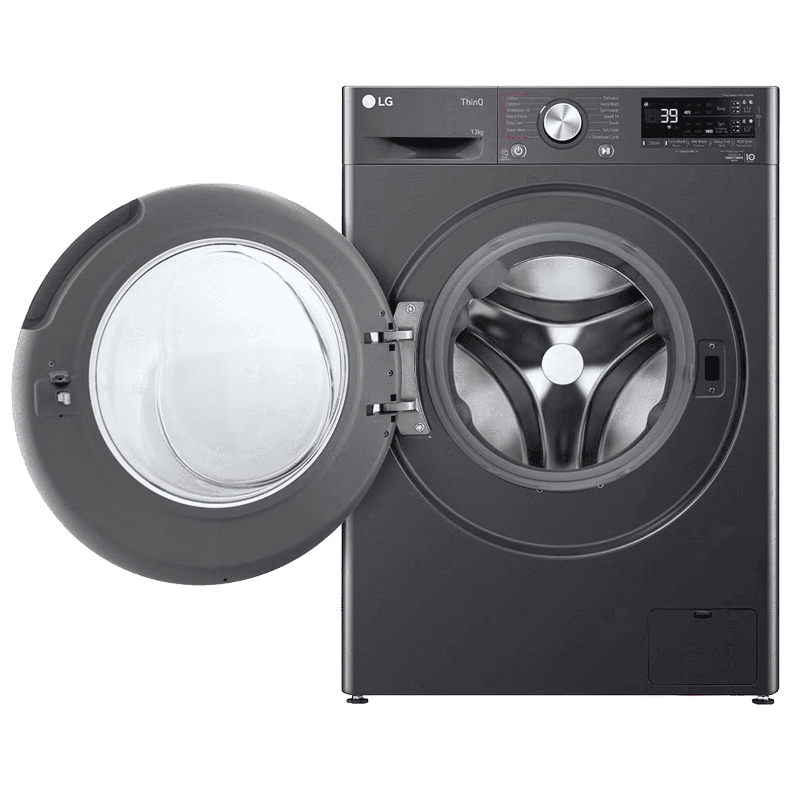 LG 13 kg 5 Star Wi-Fi Inverter Fully Automatic Front Load Washing Machine (FHP1413Z7M, AI Direct Drive, Middle Black)_7