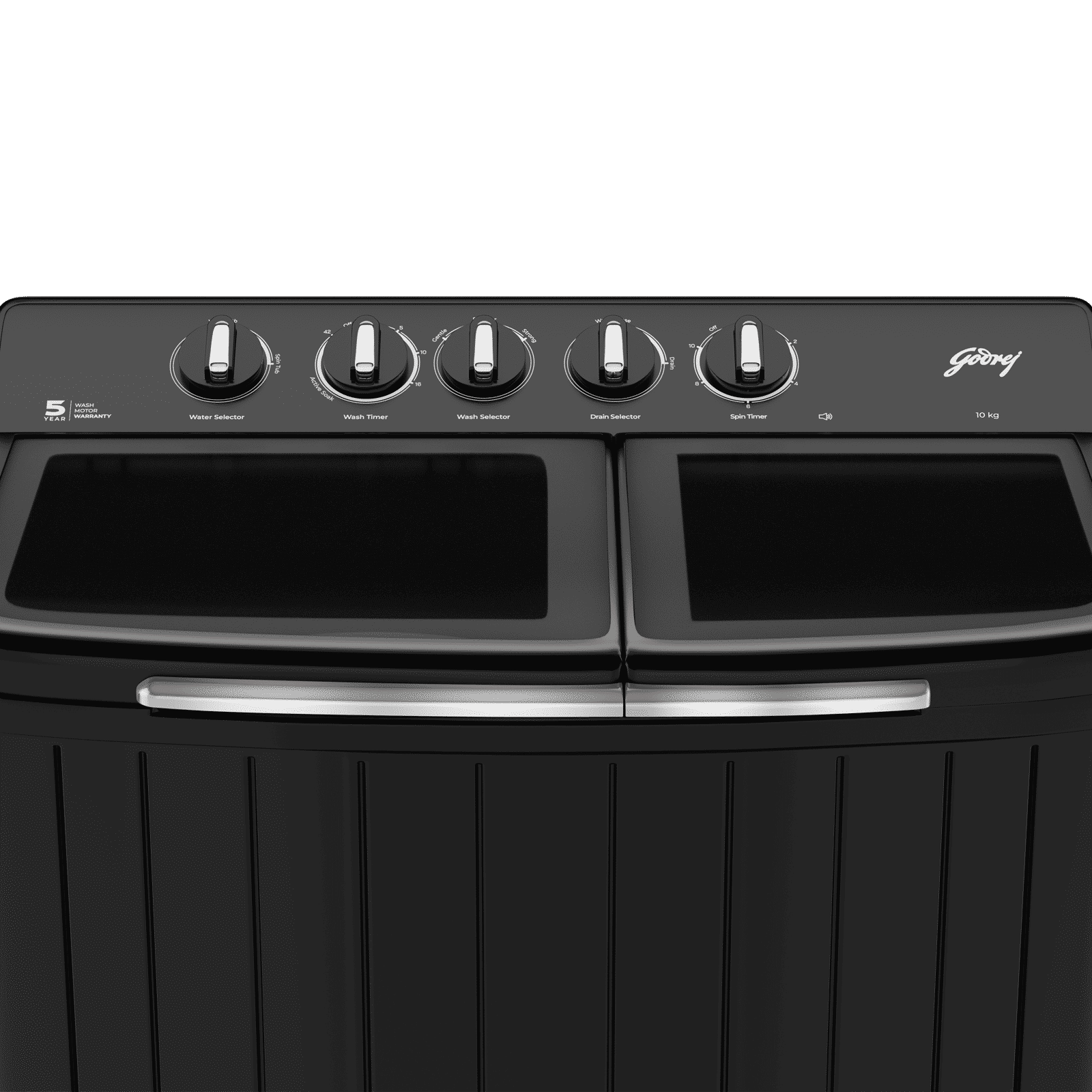 Godrej 10 kg 5 Star Semi Automatic Washing Machine with Aqua Power Pulsator (Edge Rio, WS EDGE RIO 100 5.0 TB3 SLGR, Slate Grey)_4