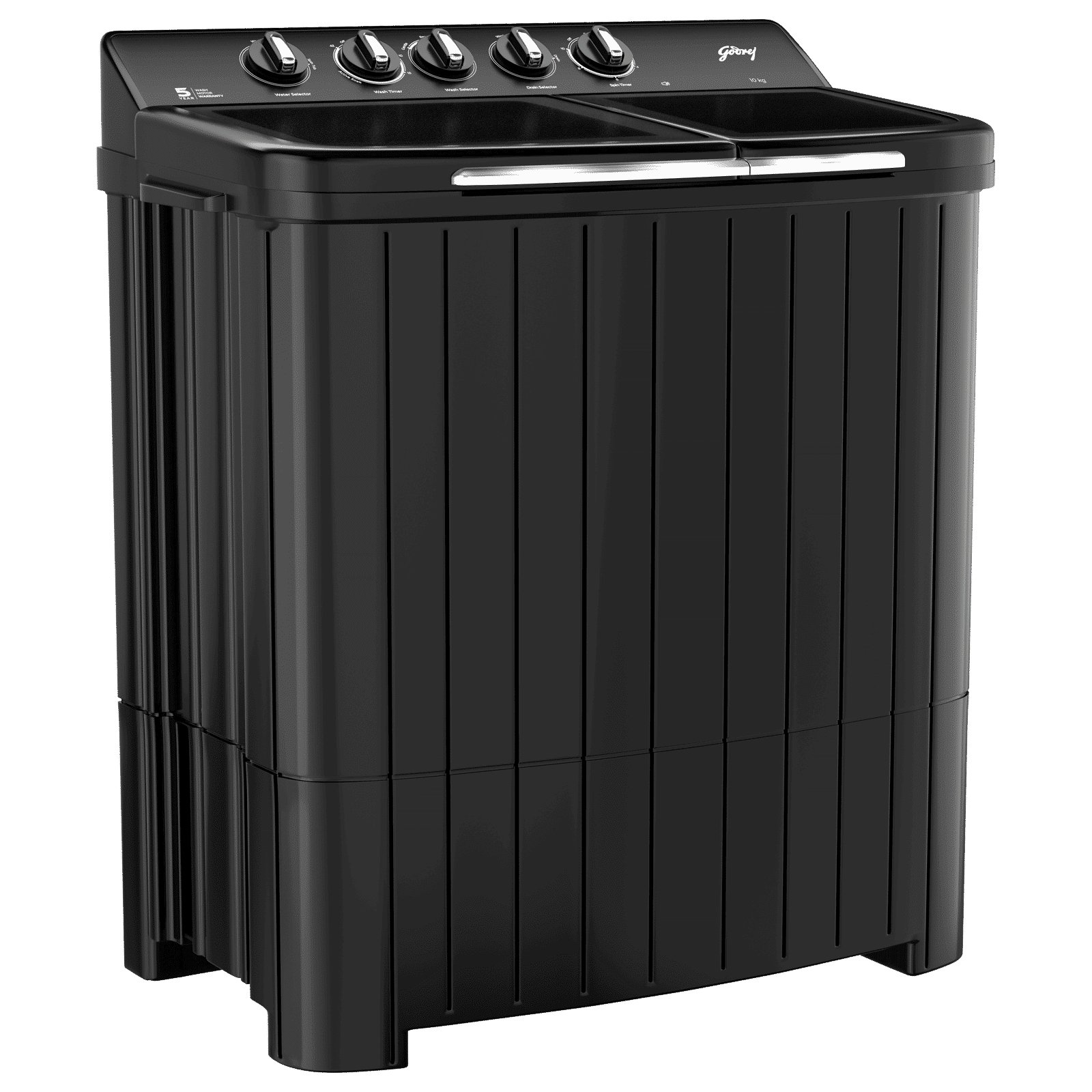 Godrej 10 kg 5 Star Semi Automatic Washing Machine with Aqua Power Pulsator (Edge Rio, WS EDGE RIO 100 5.0 TB3 SLGR, Slate Grey)_5