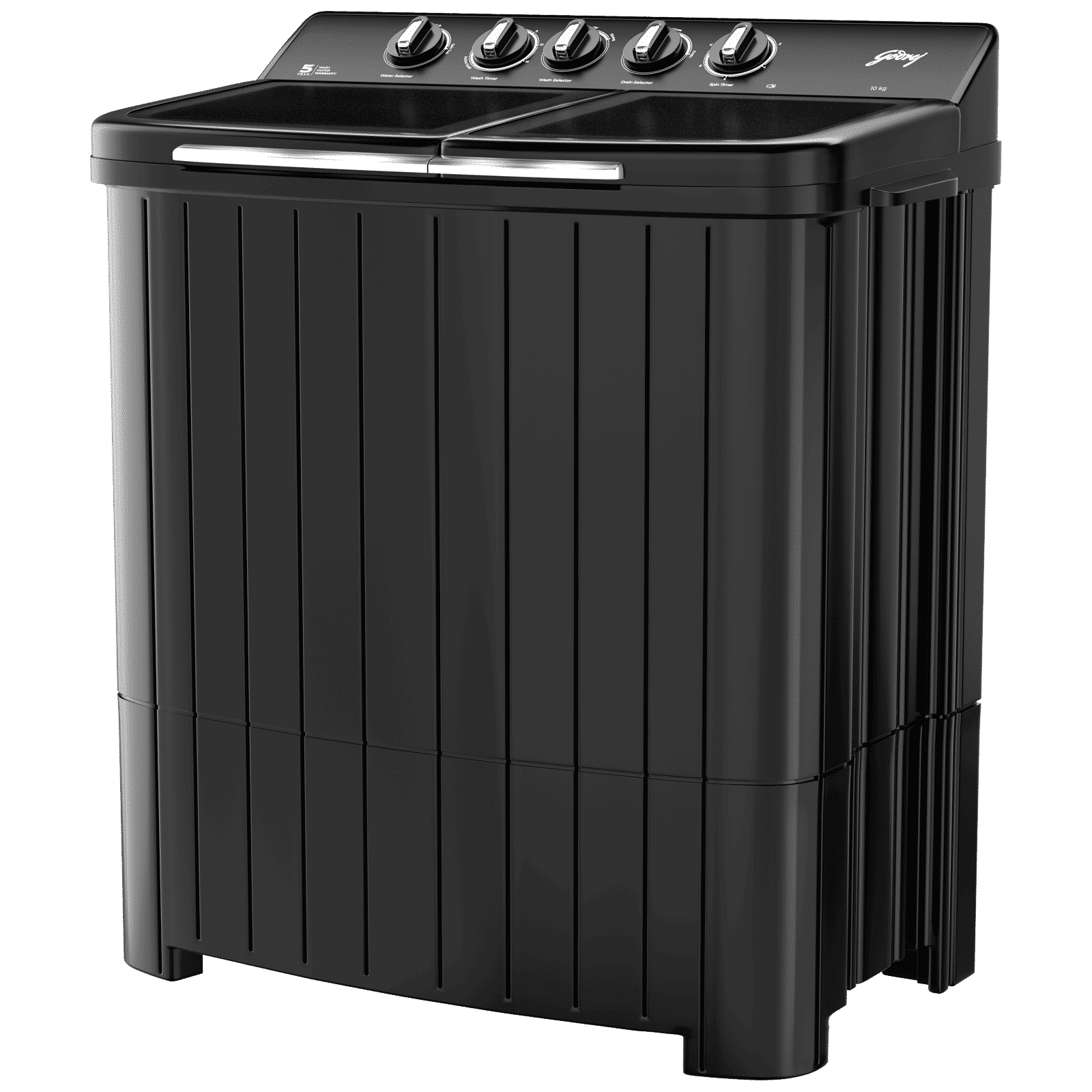 Godrej 10 kg 5 Star Semi Automatic Washing Machine with Aqua Power Pulsator (Edge Rio, WS EDGE RIO 100 5.0 TB3 SLGR, Slate Grey)_6