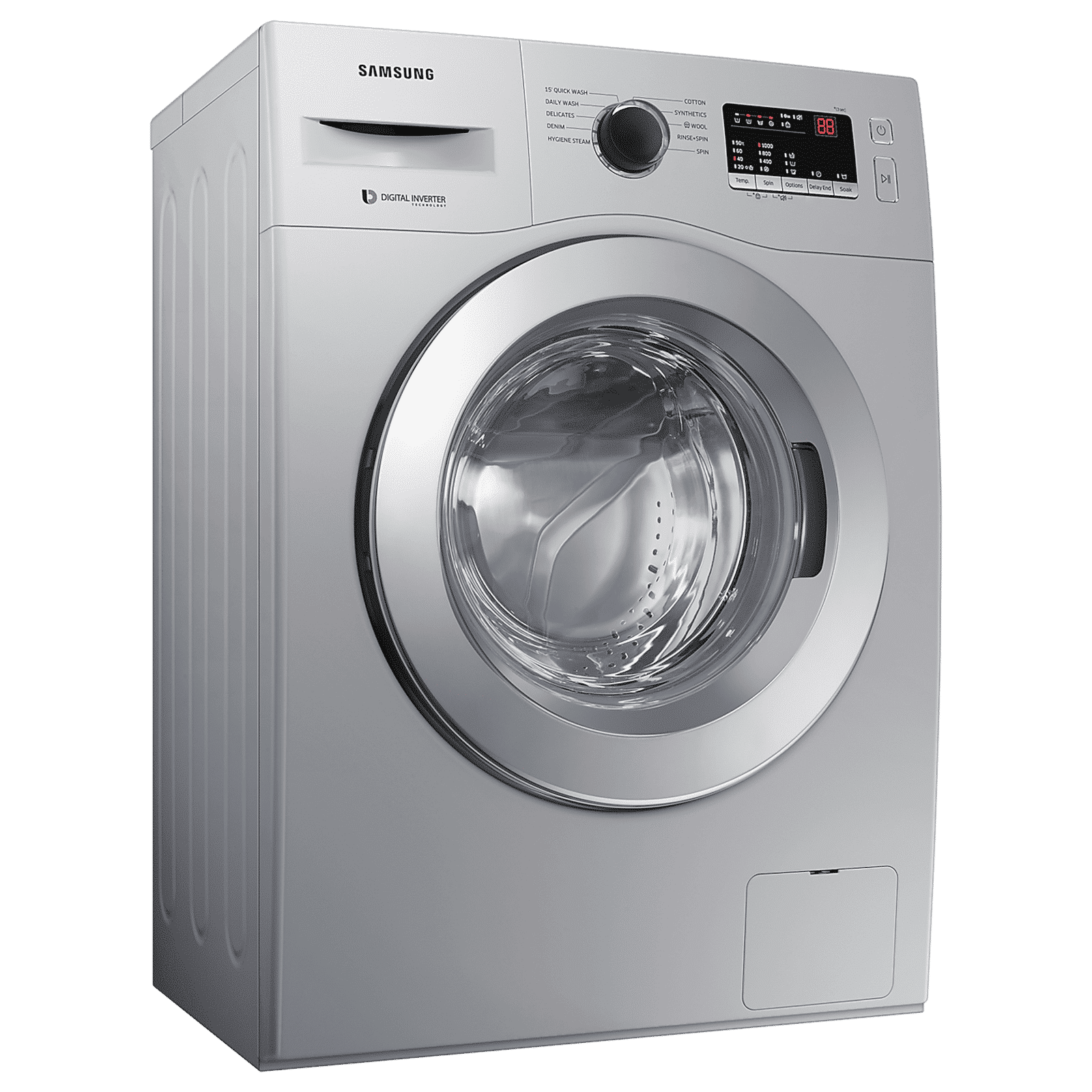 SAMSUNG 7 kg 5 Star Fully Automatic Front Load Washing Machine (WW70R20GLSS/TL, DIT Motor, Silver)_4