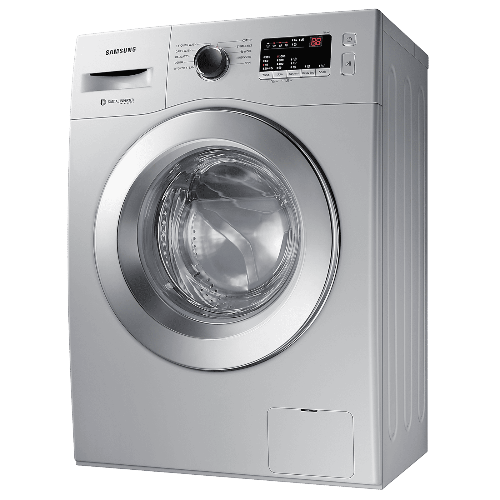 SAMSUNG 7 kg 5 Star Fully Automatic Front Load Washing Machine (WW70R20GLSS/TL, DIT Motor, Silver)_5