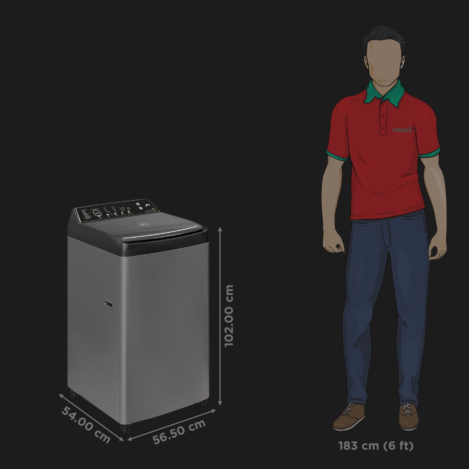 Godrej 8 kg 5 Star Fully Automatic Top Load Washing Machine (Velvet, WTEON VLVT 80 5.0 FDTS MTBK, Built In Heater, Metallic Black) Godrej 8 kg 5 Star Fully Automatic Top Load Washing Machine (Velvet, WTEON VLVT 80 5.0 FDTS MTBK, Built In Heater, Metallic Black)_3