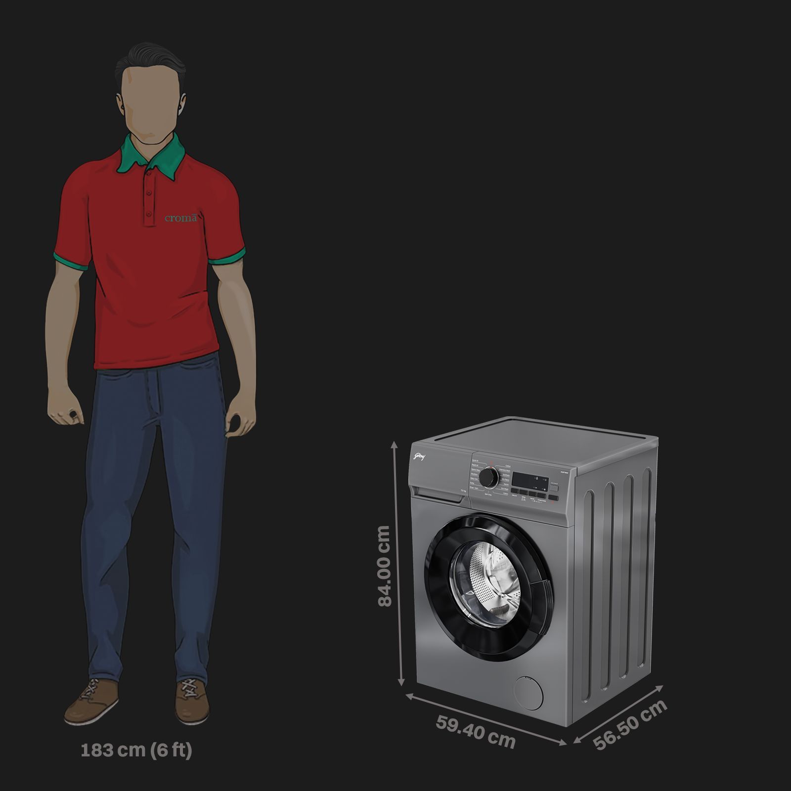 Godrej 7 kg 5 Star Fully Automatic Front Load Washing Machine (Argon, WFEON ARG 7014 FEBDT SLSR, In-built Heater, Silver Stream)_3