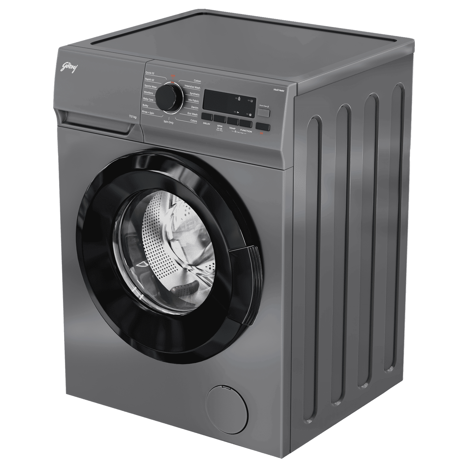 Godrej 7 kg 5 Star Fully Automatic Front Load Washing Machine (Argon, WFEON ARG 7014 FEBDT SLSR, In-built Heater, Silver Stream)_5