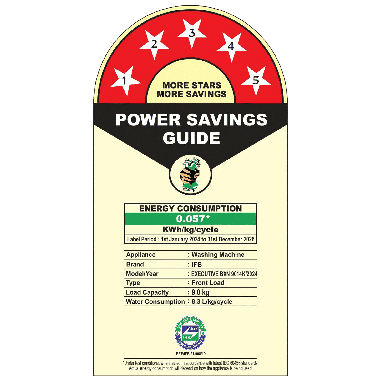 IFB 9 kg 5 Star Wi-Fi Inverter Fully Automatic Front Load Washing Machine (Executive BXN 9014K, AI Technology, Black)_9