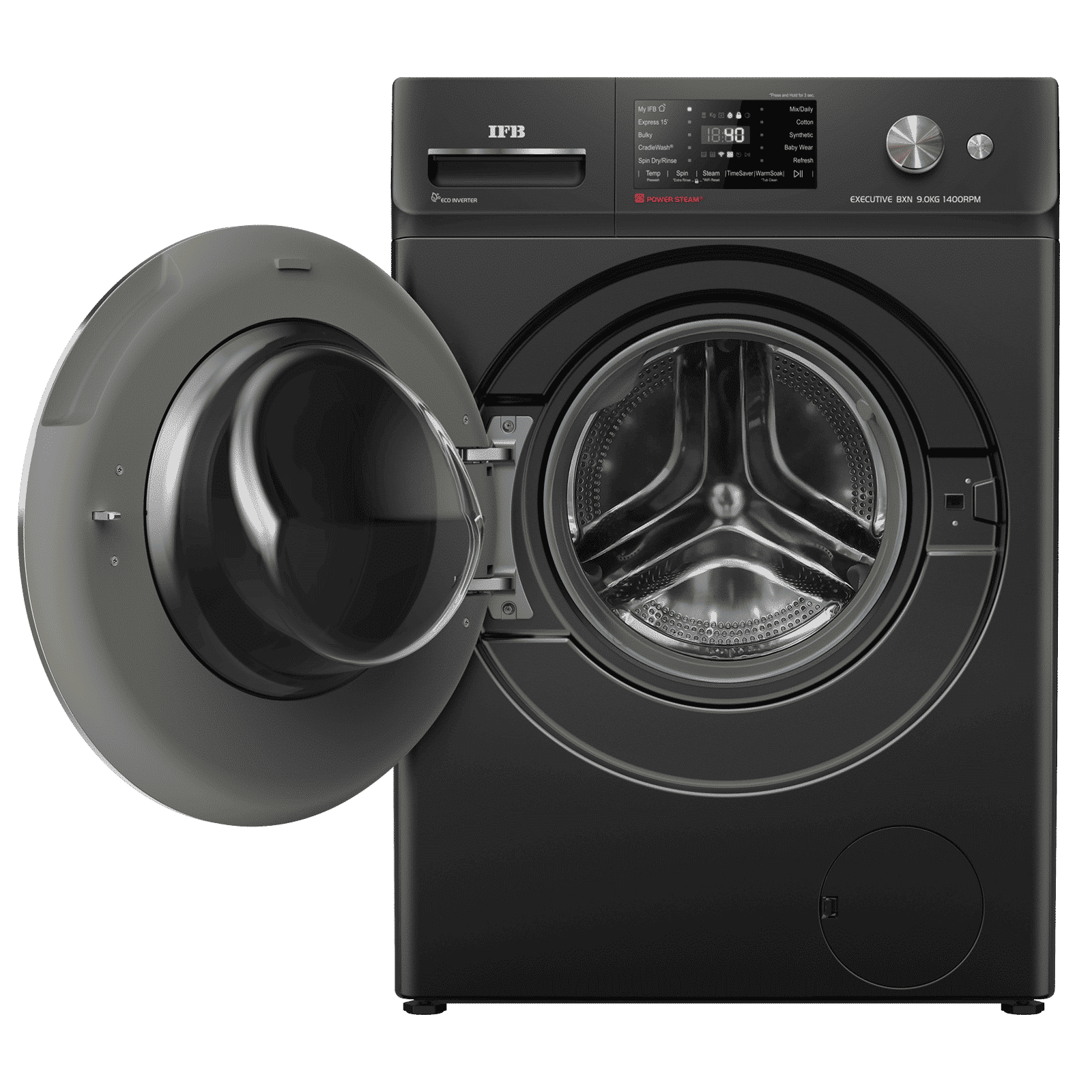 IFB 9 kg 5 Star Wi-Fi Inverter Fully Automatic Front Load Washing Machine (Executive BXN 9014K, AI Technology, Black)_6
